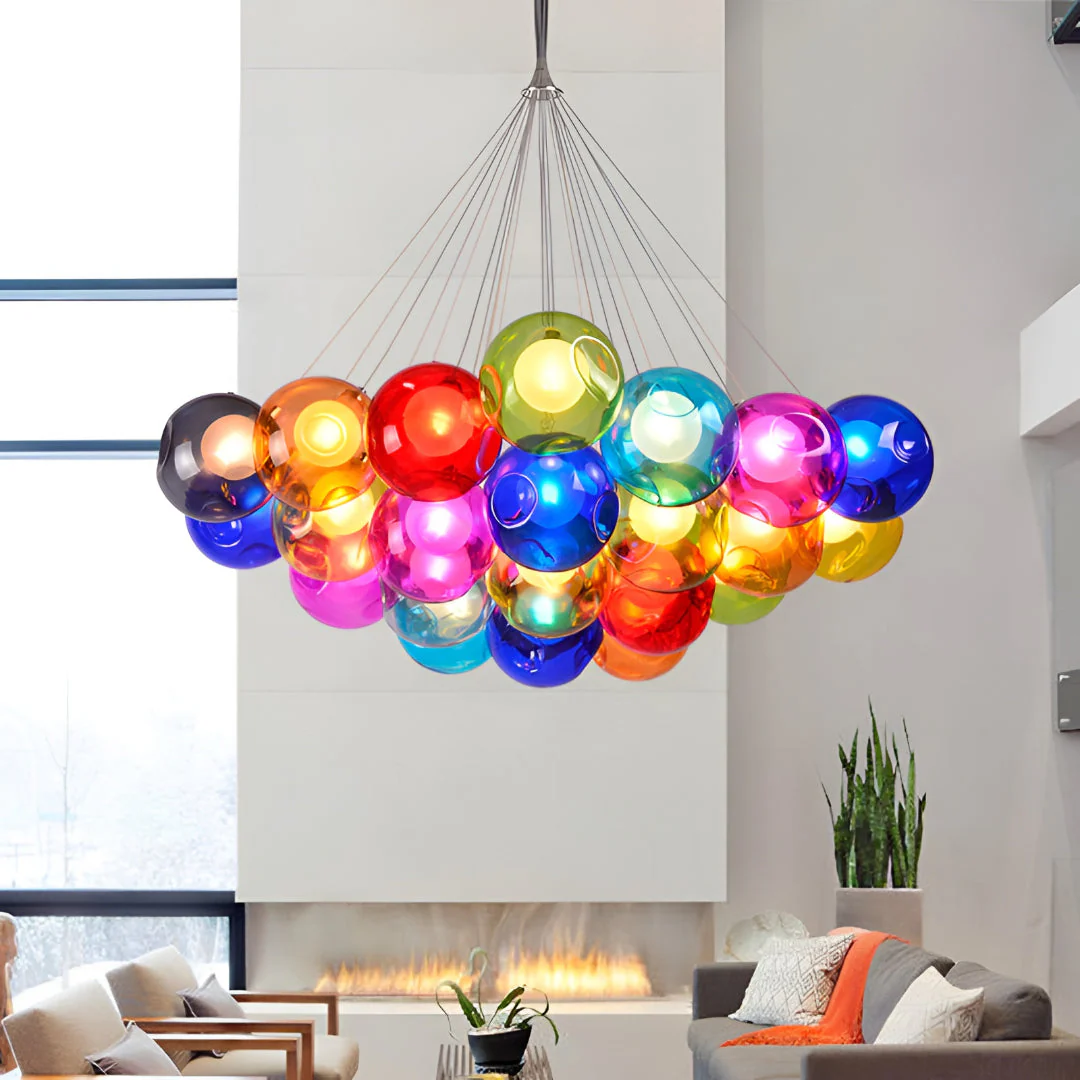 Velmar – Scandinavische Glazen Bollen Kroonluchter - Image 20