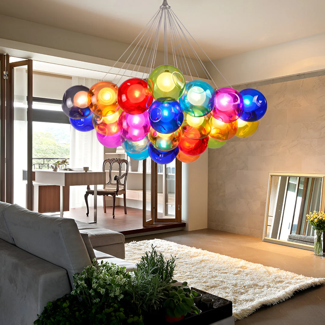 Velmar – Scandinavische Glazen Bollen Kroonluchter - Image 21