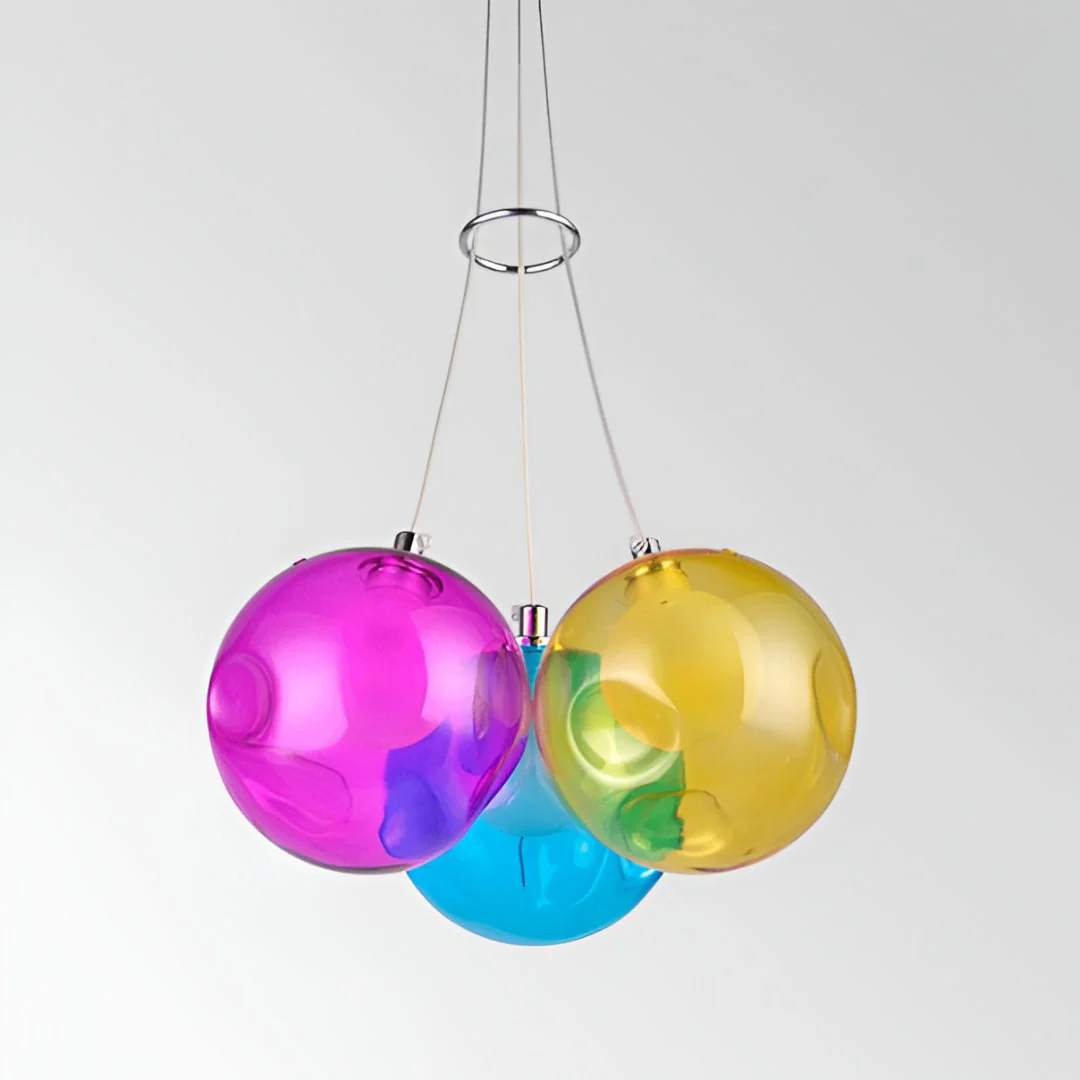 Velmar – Scandinavische Glazen Bollen Kroonluchter - Image 3