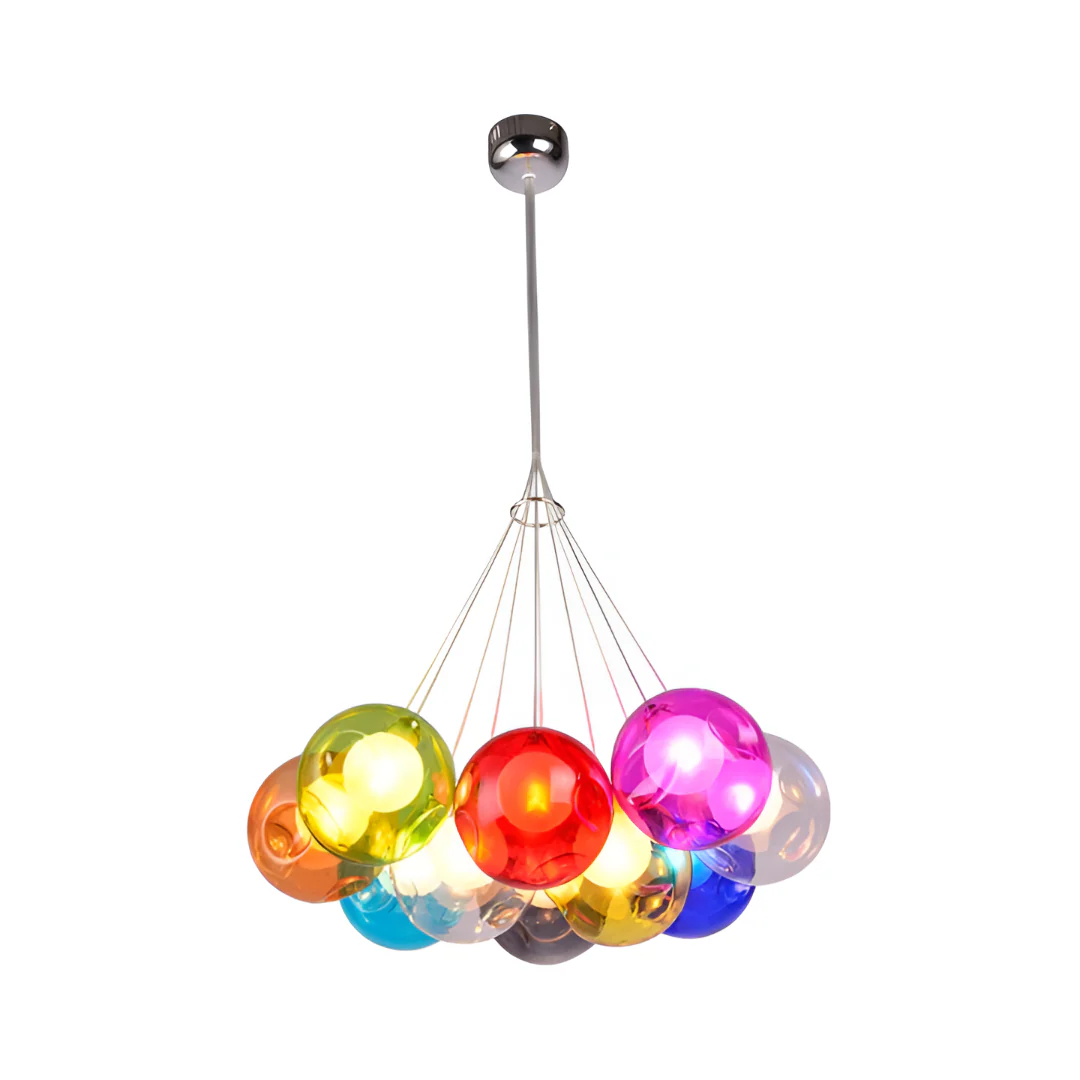 Velmar – Scandinavische Glazen Bollen Kroonluchter - Image 6