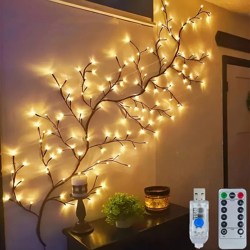 Velmiria – LED Wikkertakken Lichtsnoer met 8 Modi en USB-Aansluiting - Image 3