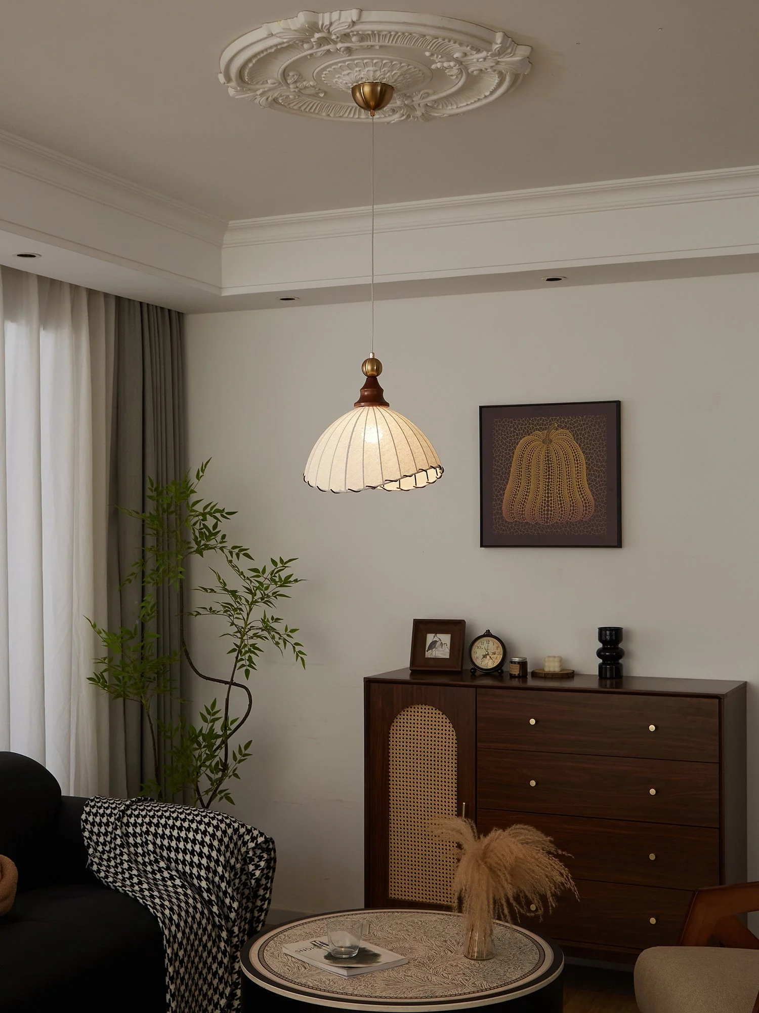 Velona - Moderne Stoffen Hanglamp - Image 11