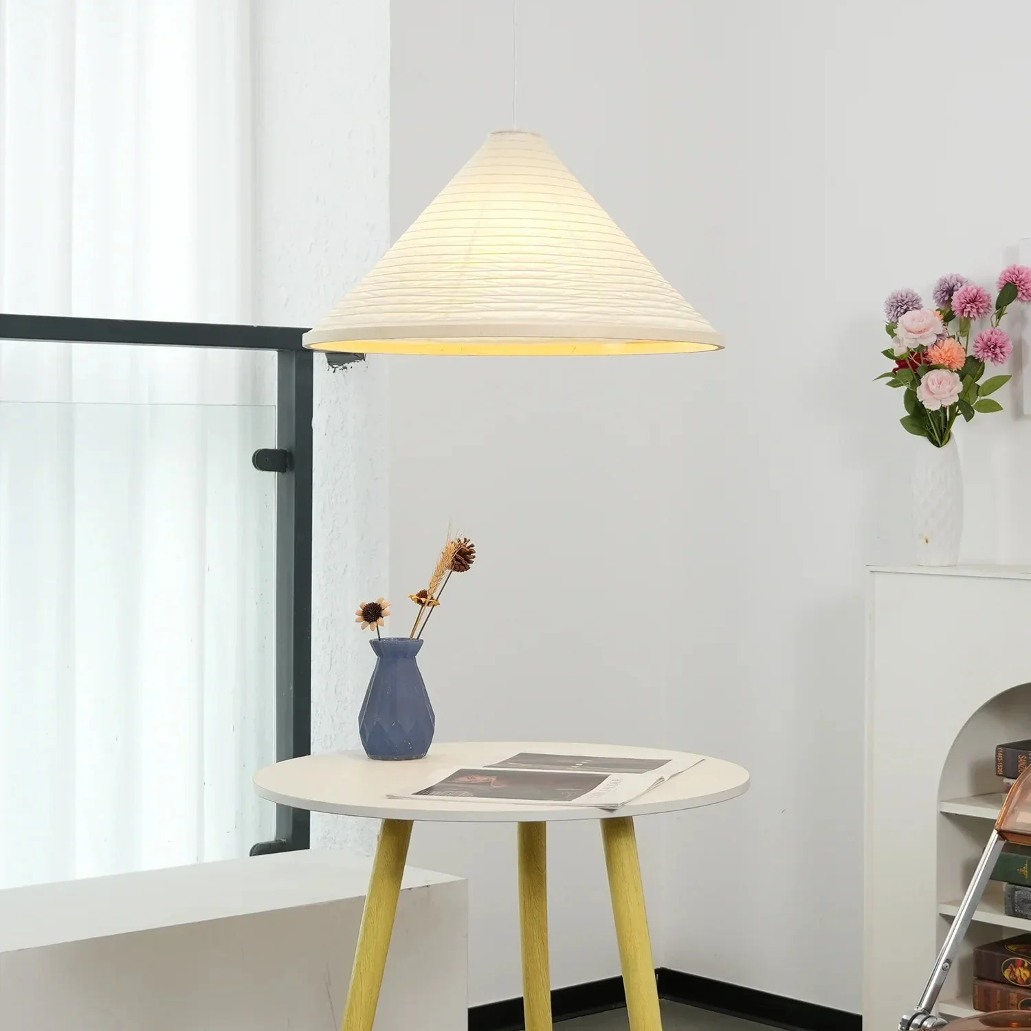 Velorian - Japandi Washi Papier Hanglamp - Image 14