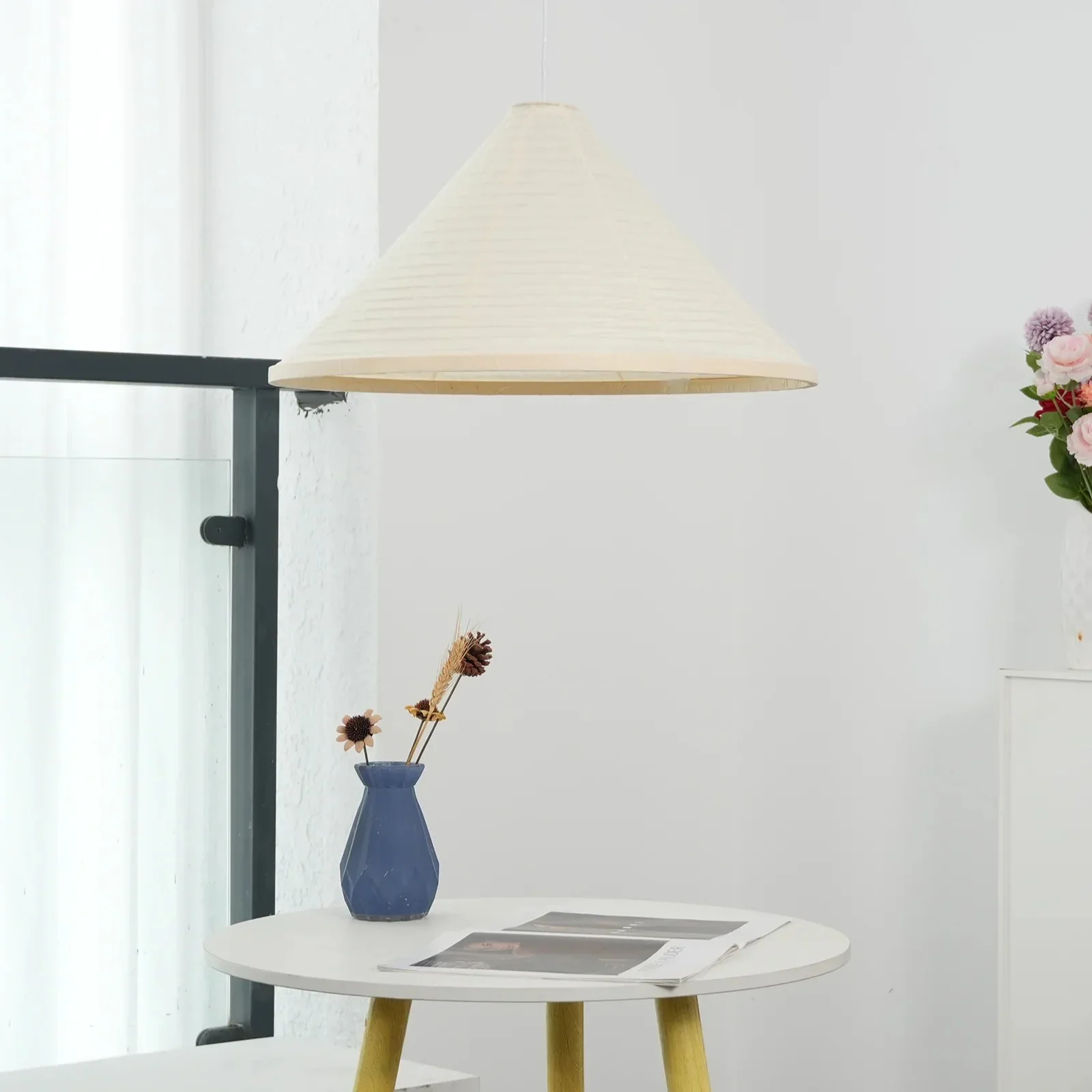 Velorian - Japandi Washi Papier Hanglamp - Image 15