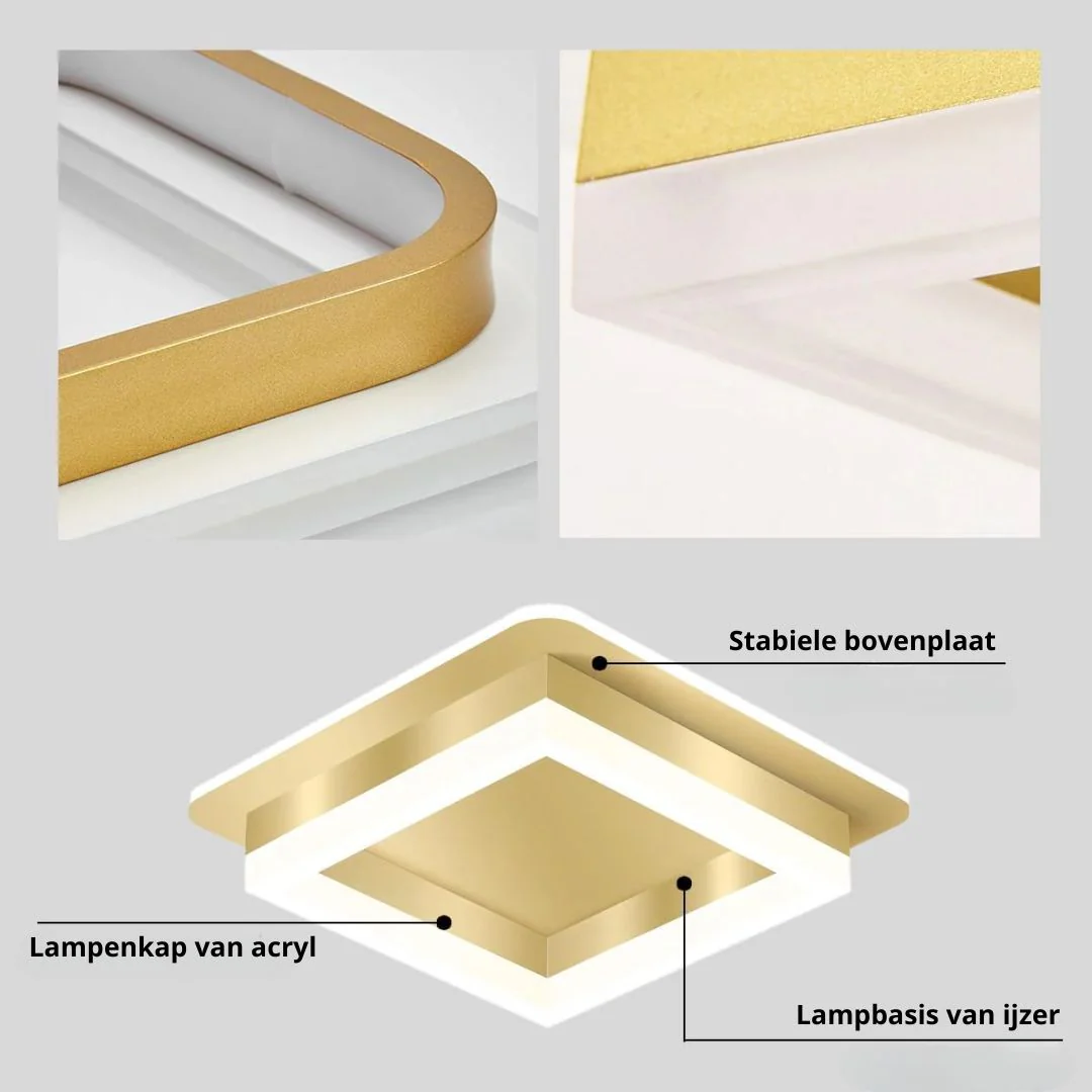 Velorind – Vierkante LED Plafondlamp - Image 12