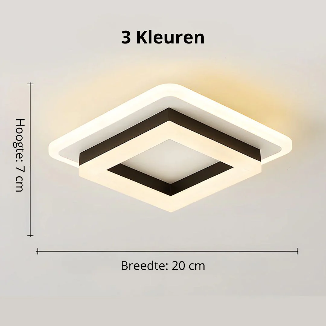 Velorind – Vierkante LED Plafondlamp - Image 18