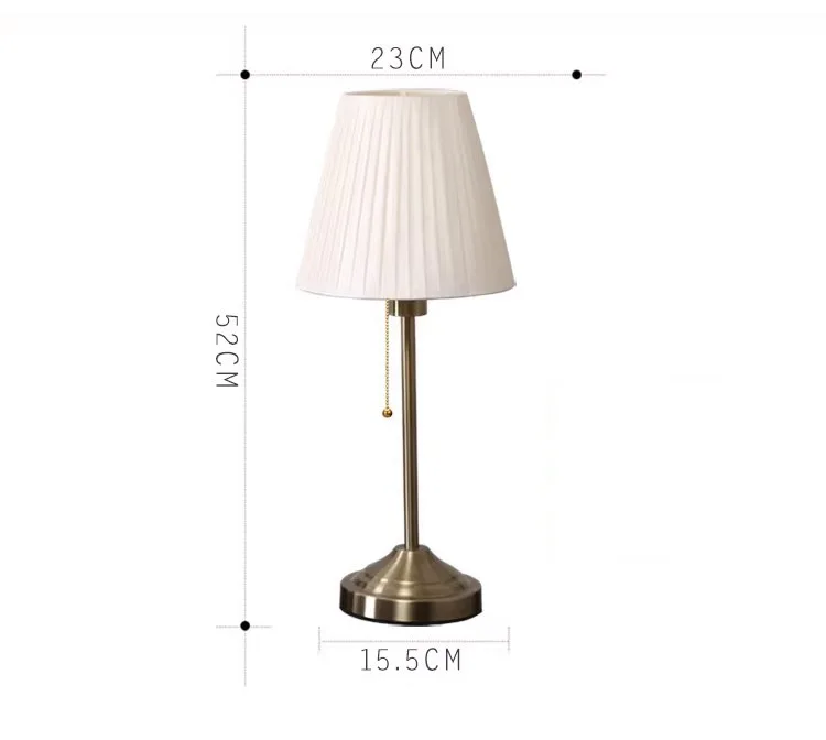 Veloura - Luxe Metalen Tafellamp in Amerikaanse Stijl