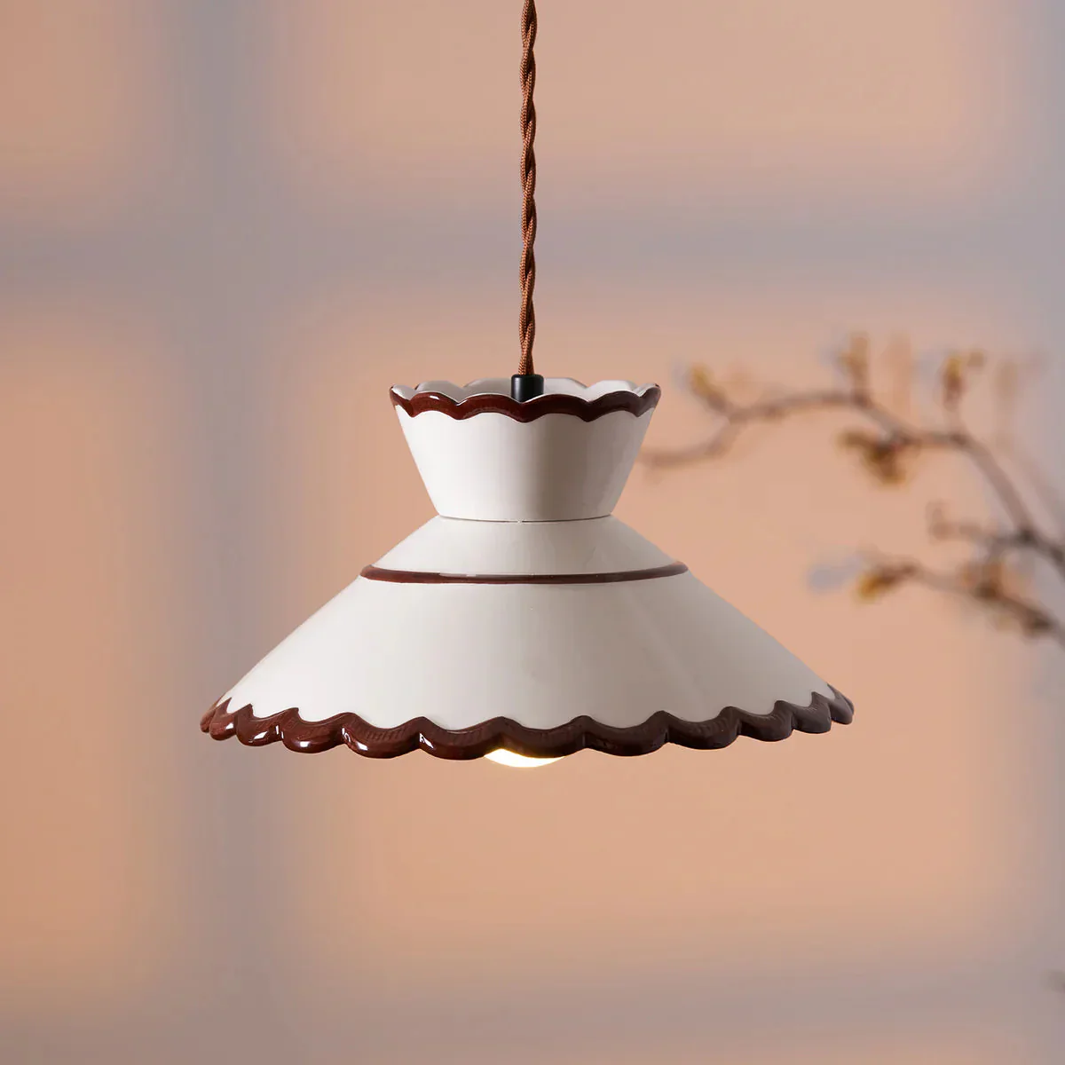 Velouran - Klassieke Vintage Keramische Hanglamp - Image 12
