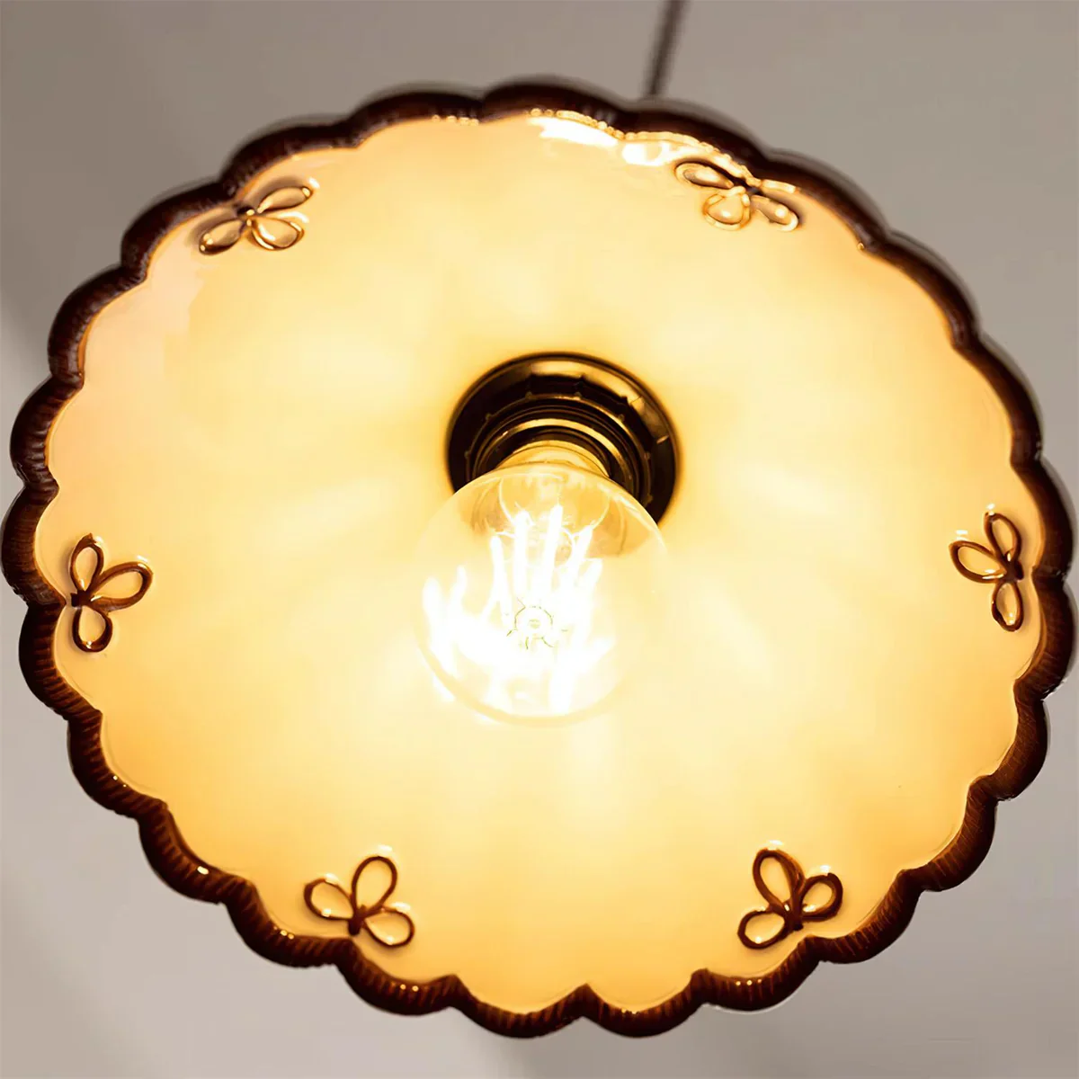 Velouran - Klassieke Vintage Keramische Hanglamp - Image 2