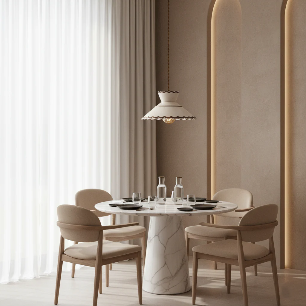 Velouran - Klassieke Vintage Keramische Hanglamp - Image 3
