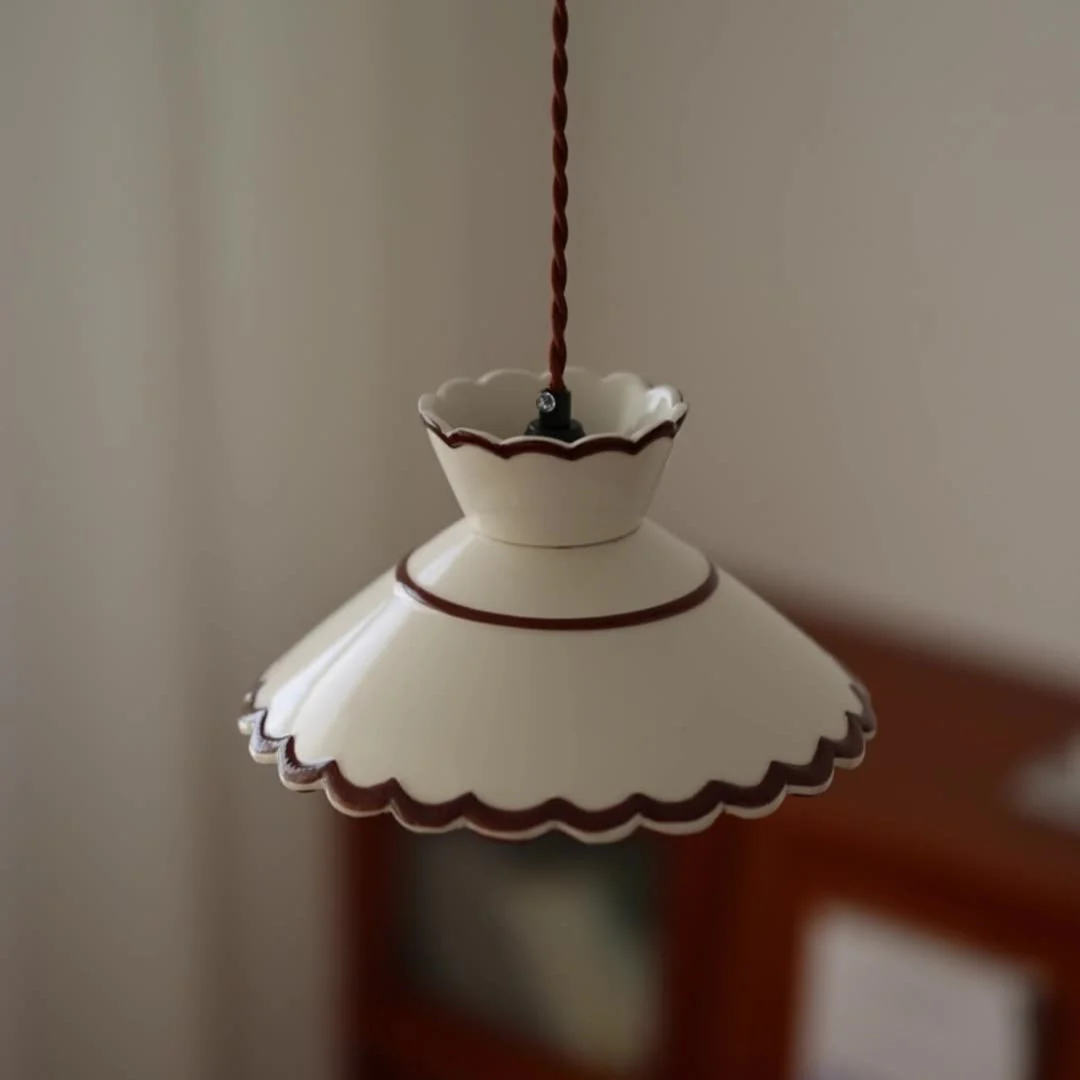 Velouran - Klassieke Vintage Keramische Hanglamp - Image 4