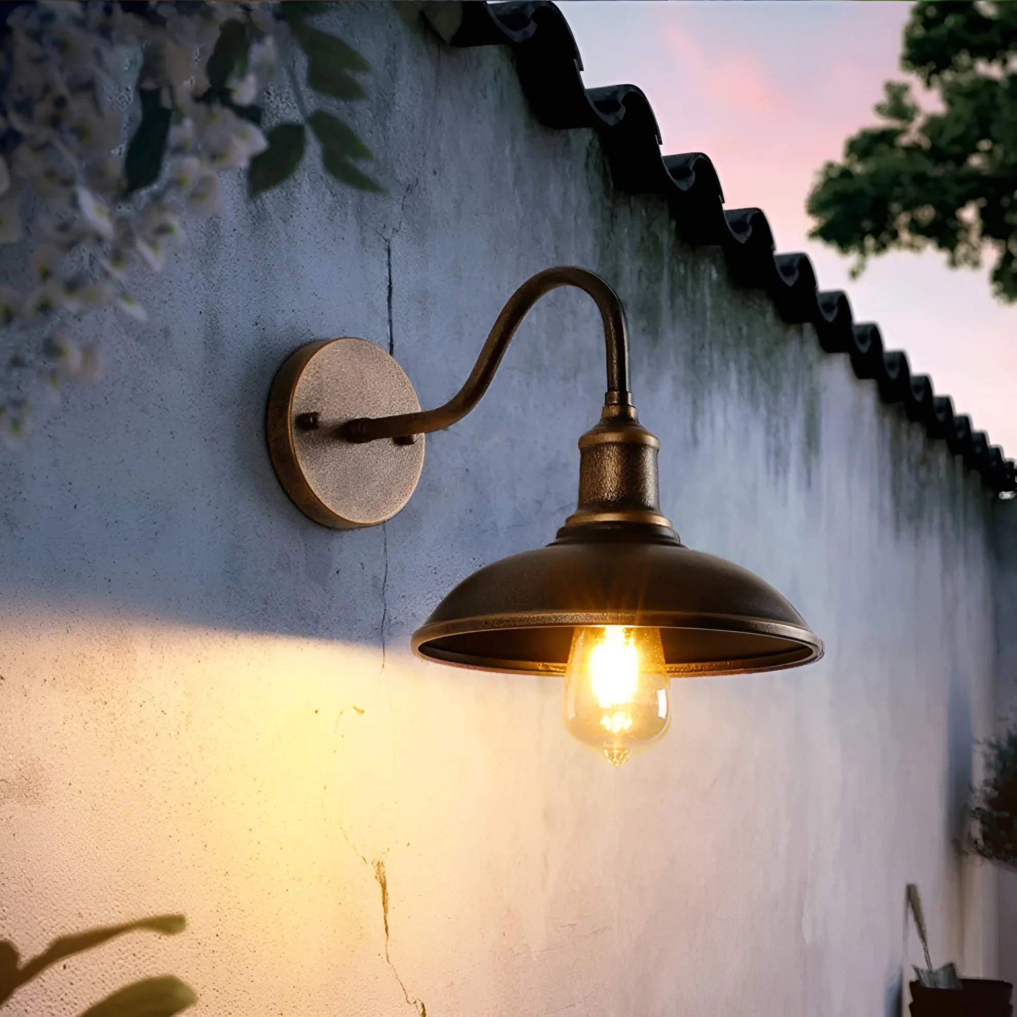 Velric – Buiten Wandlamp met Vintage Design