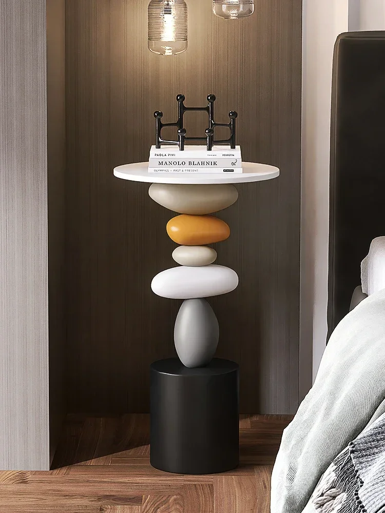 Veltrano – Ronde Opvouwbare Bijzettafel Voor Woonkamer - Image 2