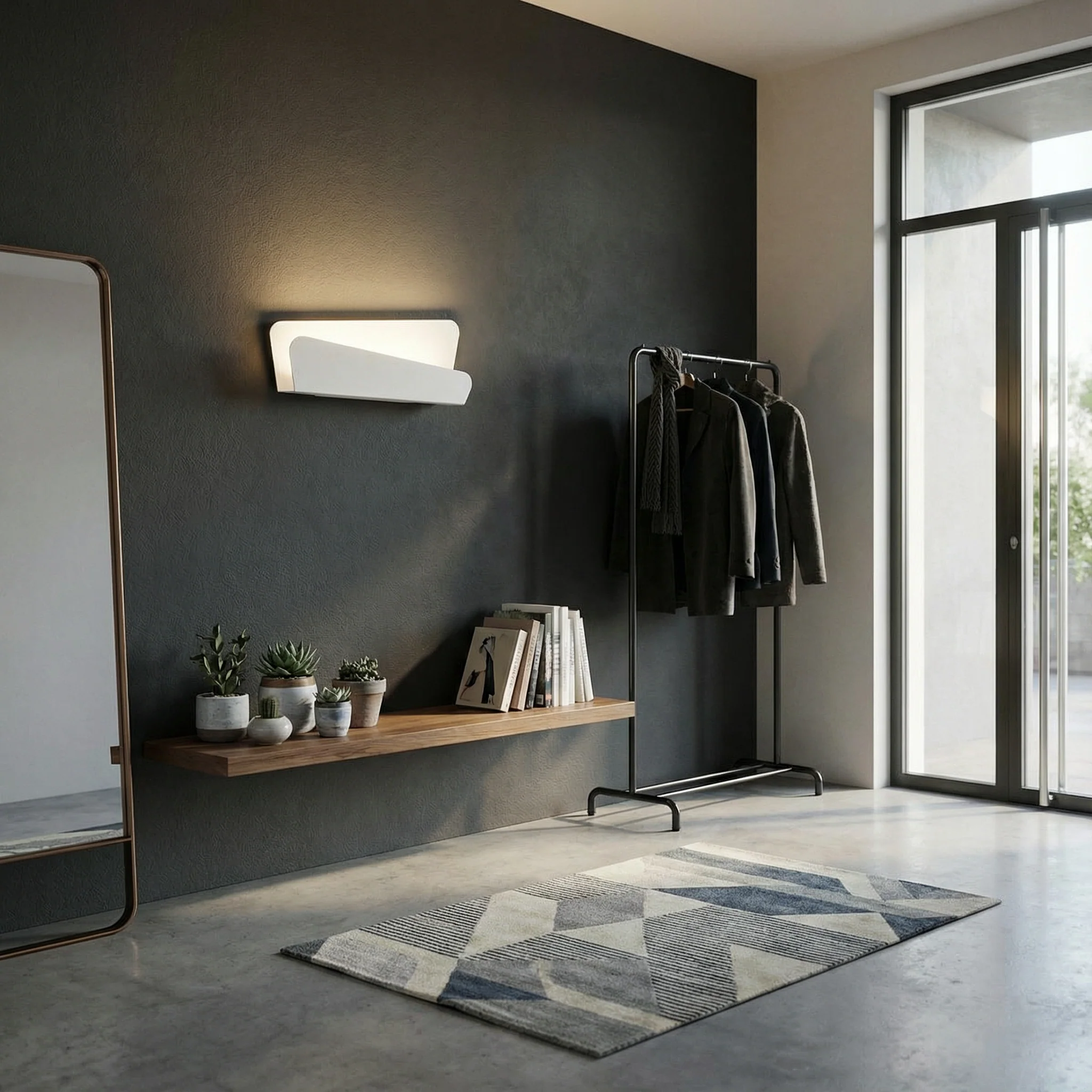 Velund - Moderne Witte Wandlamp