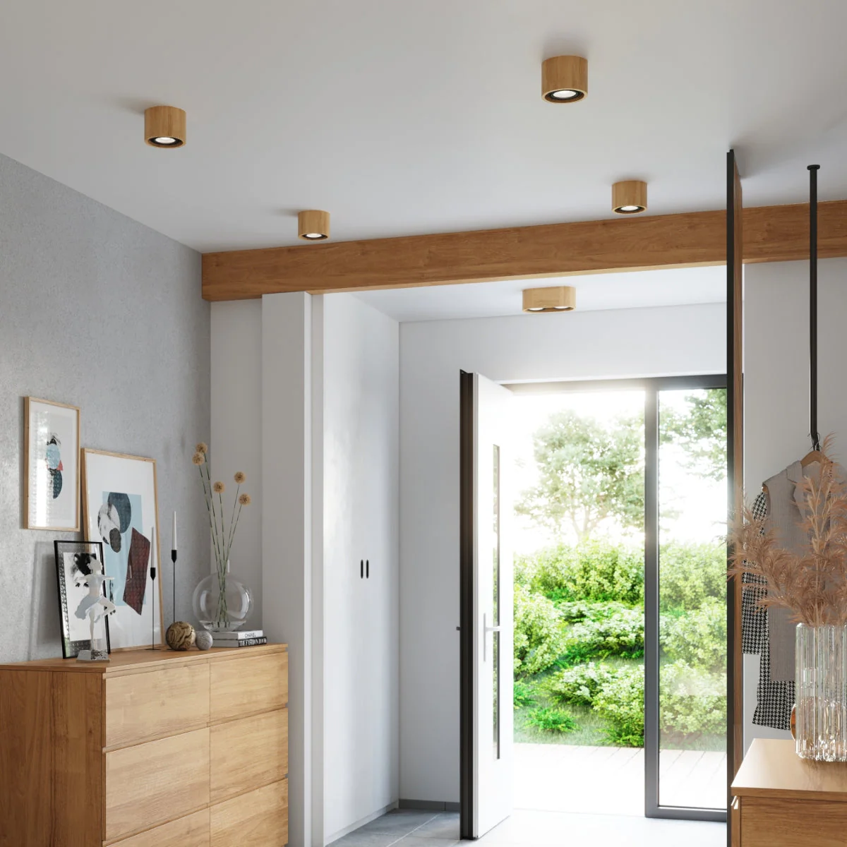 Velunor - Minimalistische Houten Plafondlamp - Image 9