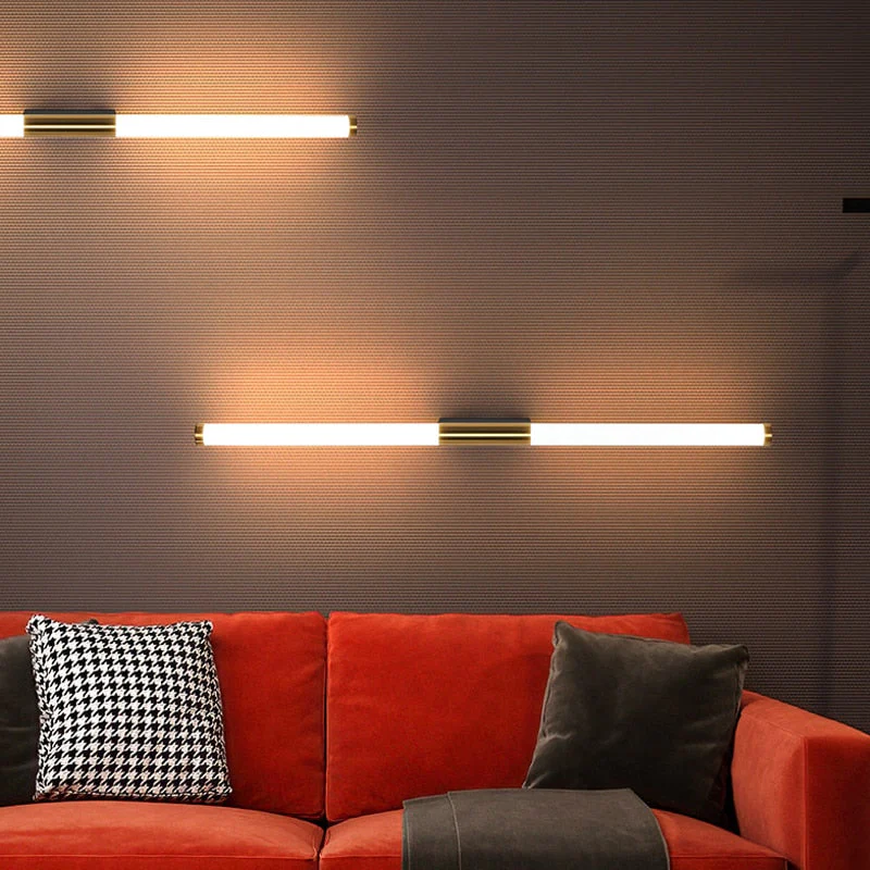 Veralyn - Moderne Goudkleurige LED Wandlamp Staafvorm Slaapkamer - Image 3