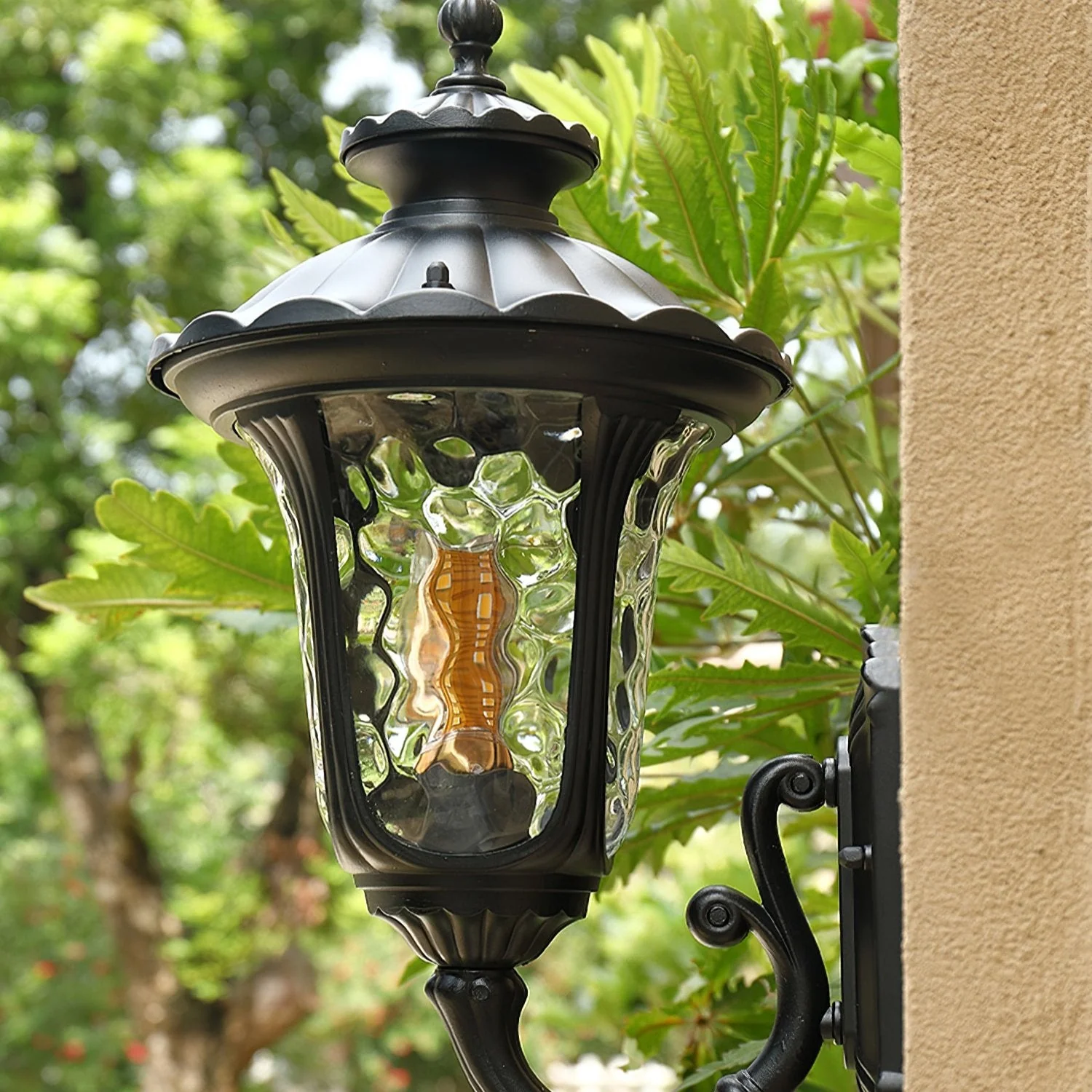 Verenia - Waterdichte Retro Buiten Wandlamp Matglas - Image 3