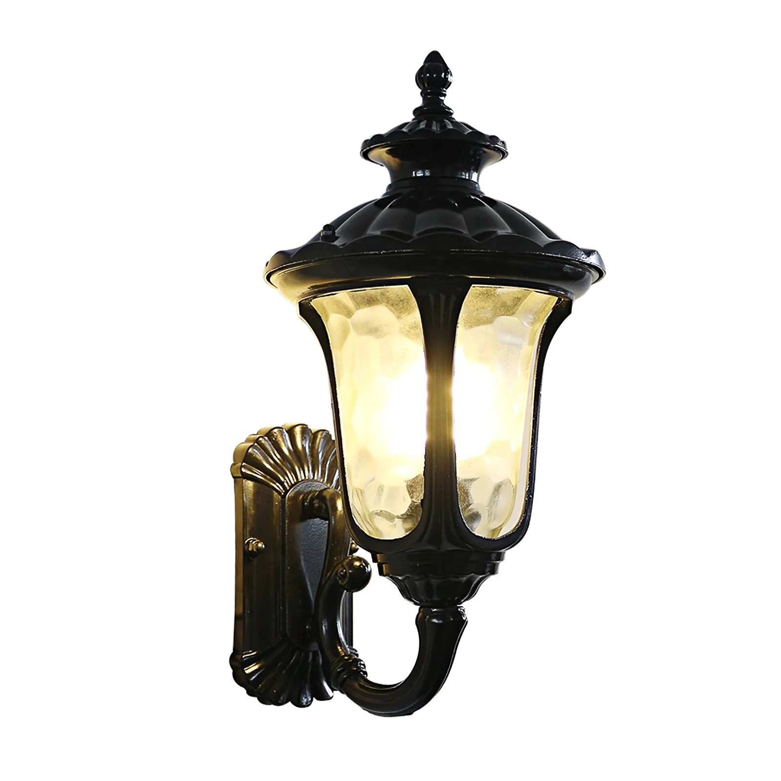 Verenia - Waterdichte Retro Buiten Wandlamp Matglas - Image 8