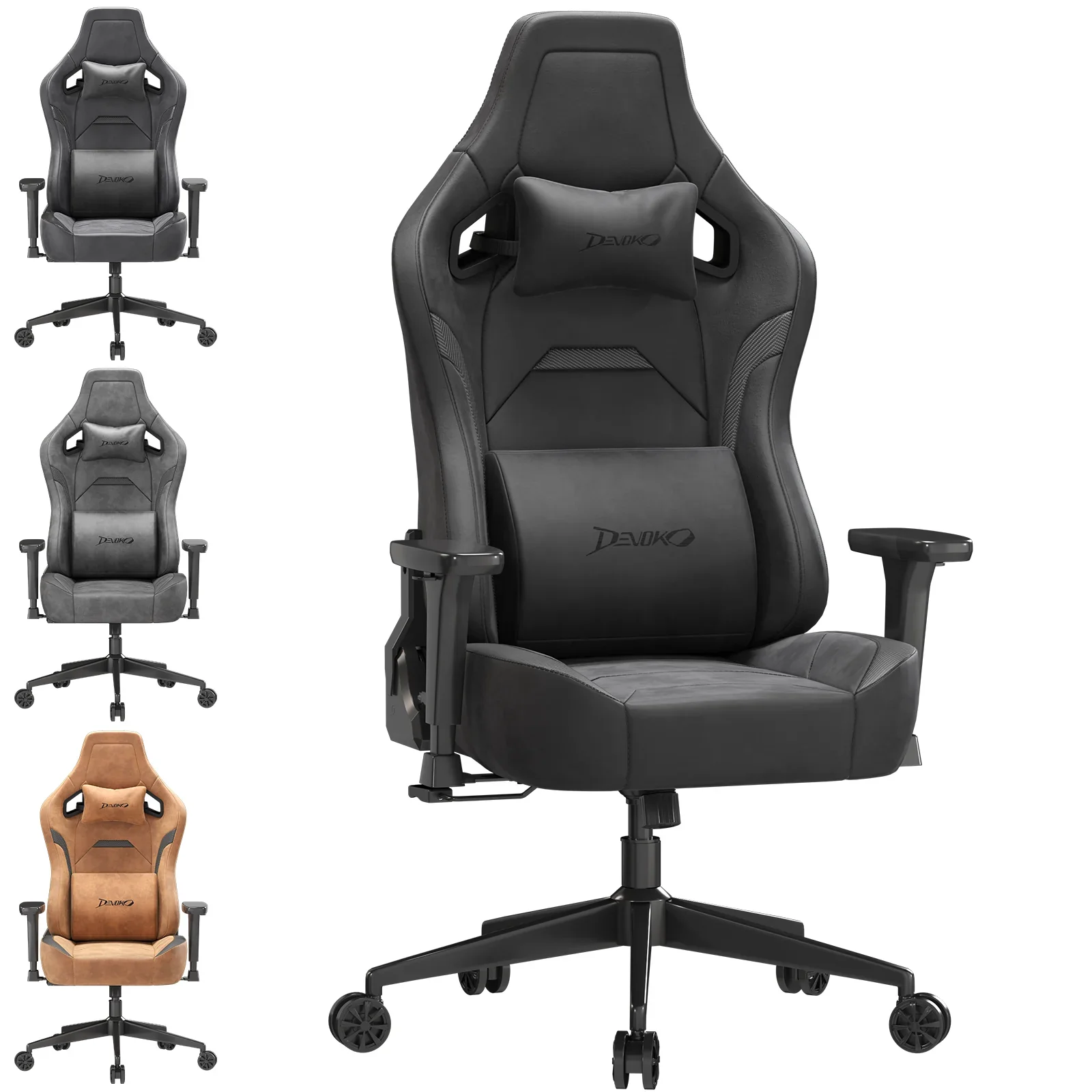 Vexaron - Ergonomische Gaming Bureaustoel Met Lendenkussen