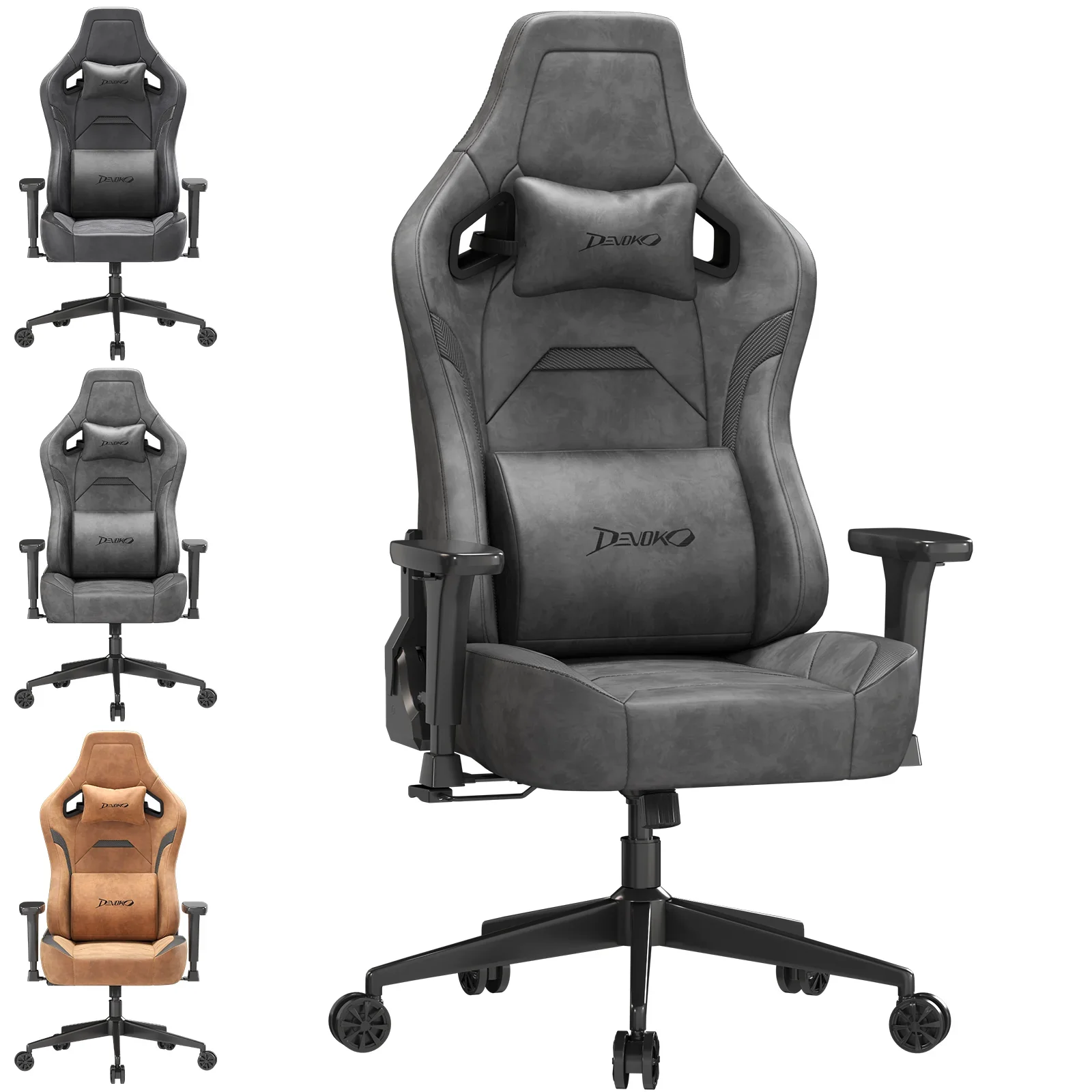 Vexaron - Ergonomische Gaming Bureaustoel Met Lendenkussen - Image 2