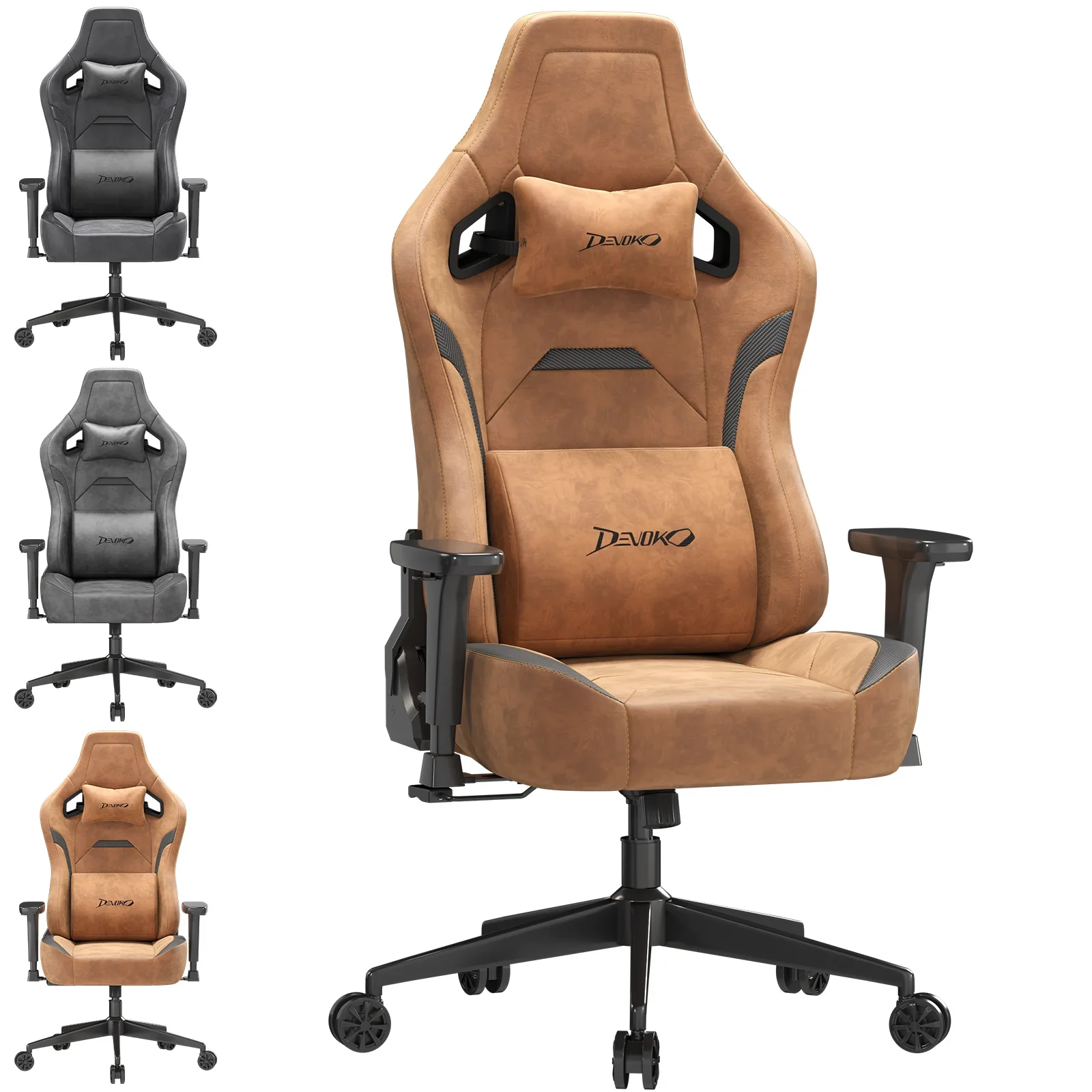 Vexaron - Ergonomische Gaming Bureaustoel Met Lendenkussen - Image 3