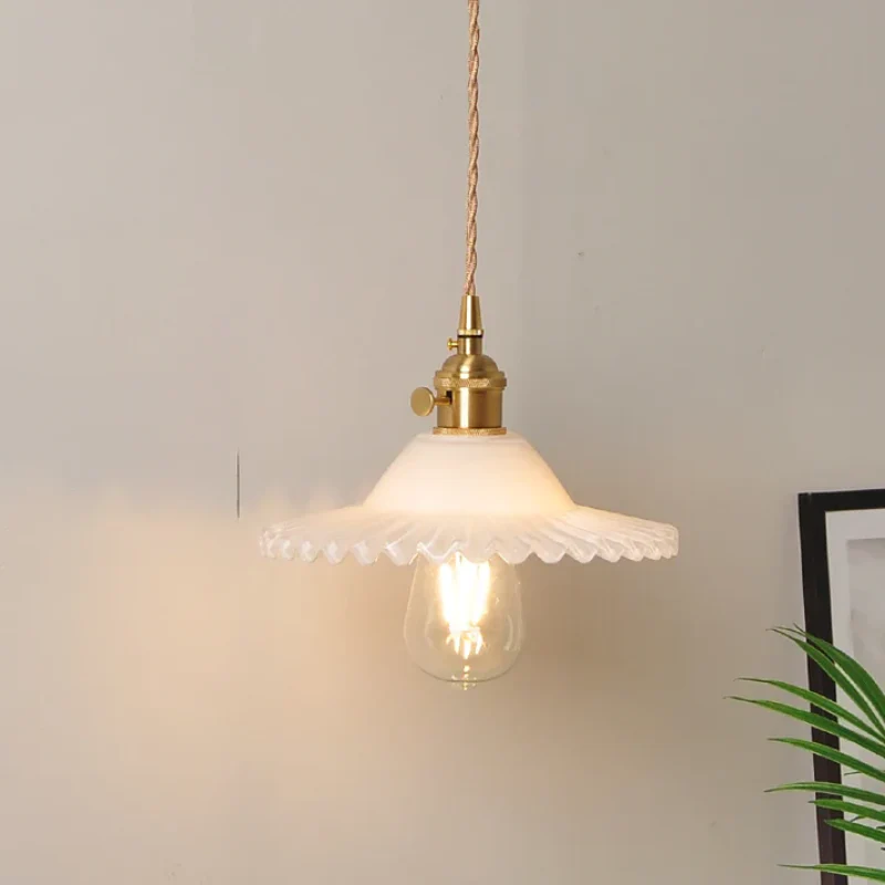Virelian - Nordic Glas Hanglamp Met Koper - Image 8