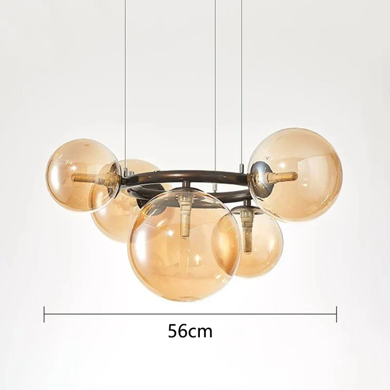 Virellan – Moderne Kroonluchter Met Glazen Bollen - Image 4