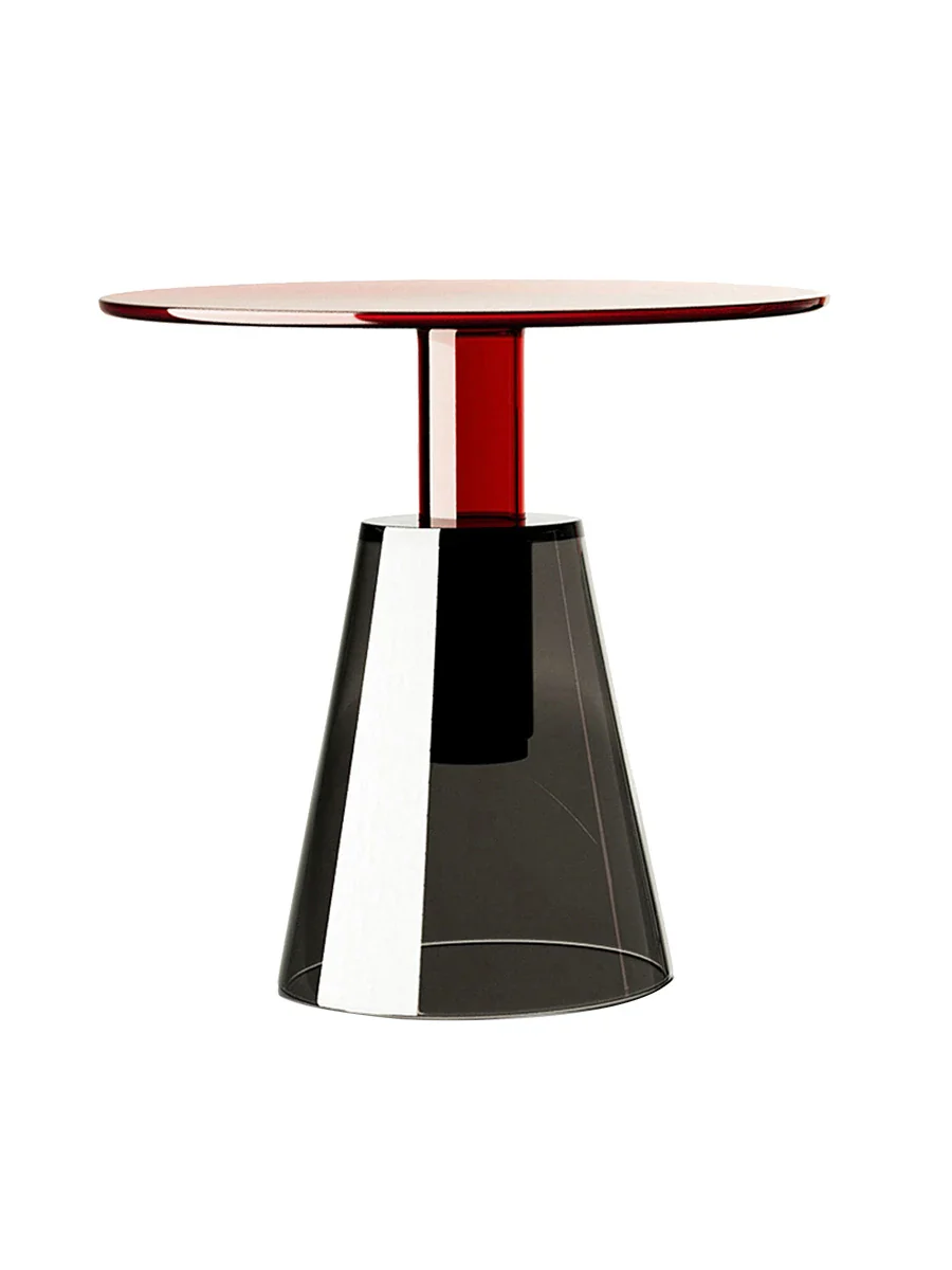 Virellon - Nordic Glazen Salontafel Transparant Rond