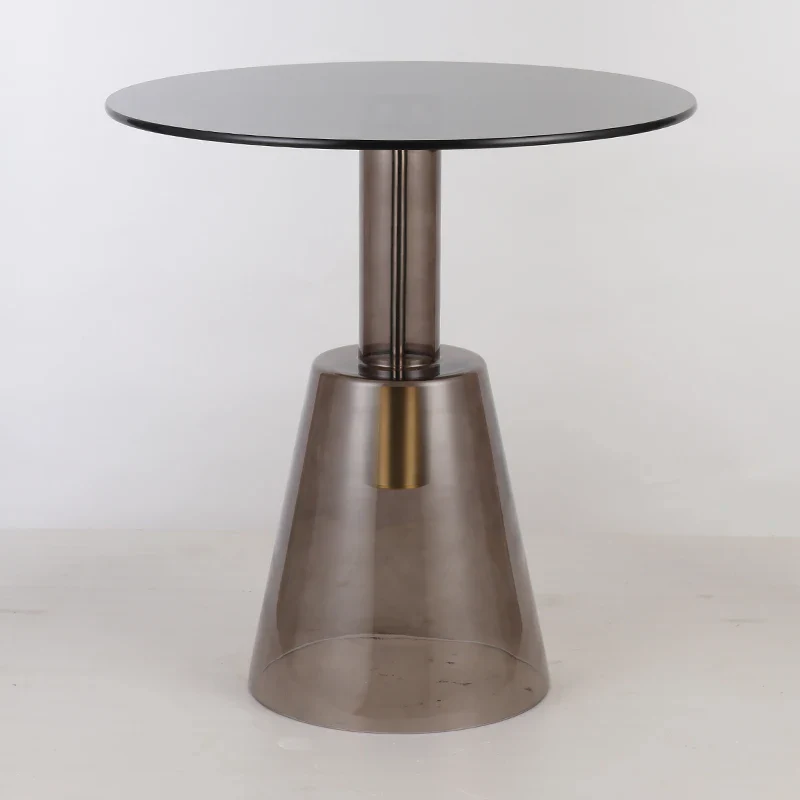 Virellon - Nordic Glazen Salontafel Transparant Rond - Image 2