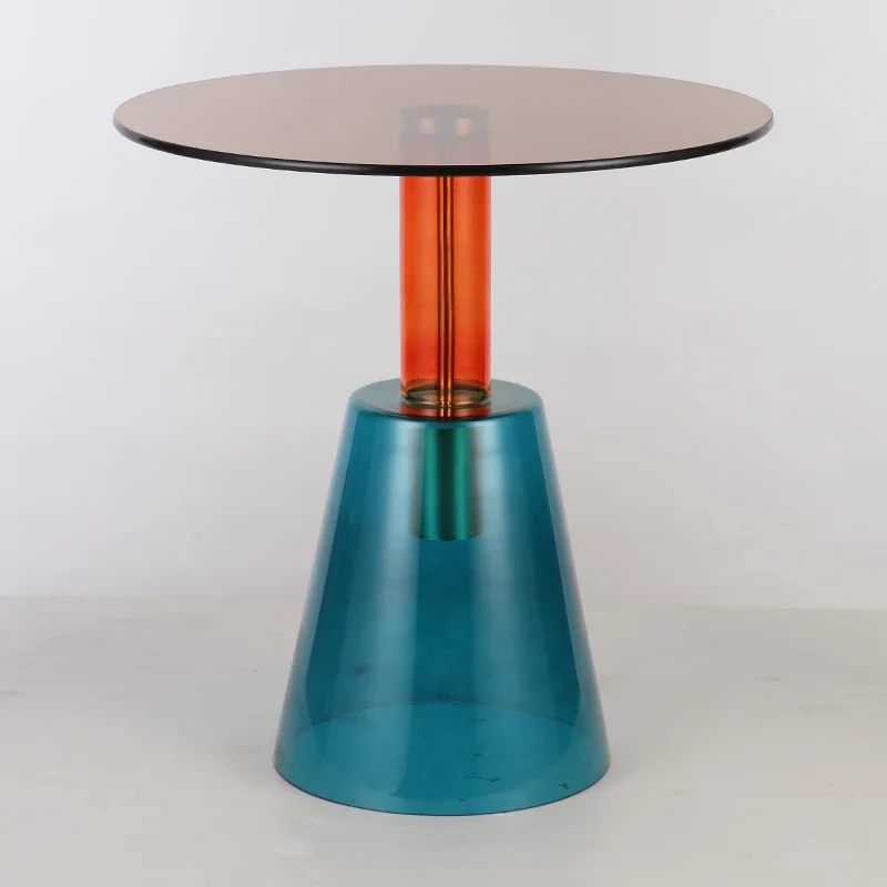 Virellon - Nordic Glazen Salontafel Transparant Rond - Image 3