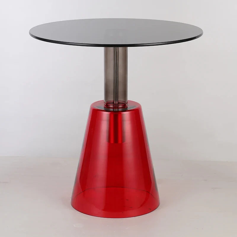 Virellon - Nordic Glazen Salontafel Transparant Rond - Image 5