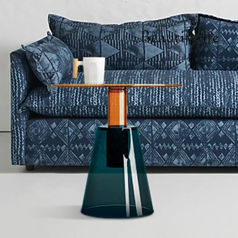 Virellon - Nordic Glazen Salontafel Transparant Rond - Image 7