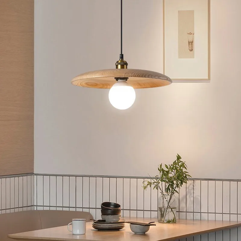 Virena - Nordic Minimalistische Houten LED Hanglamp - Image 3