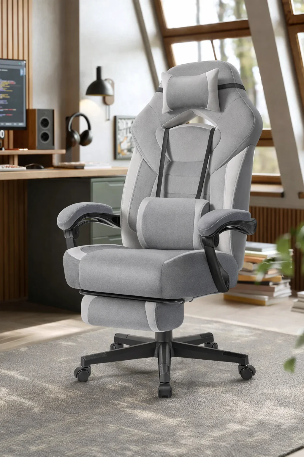 Xandero - Ergonomische Gaming Bureaustoel Met Voetensteun