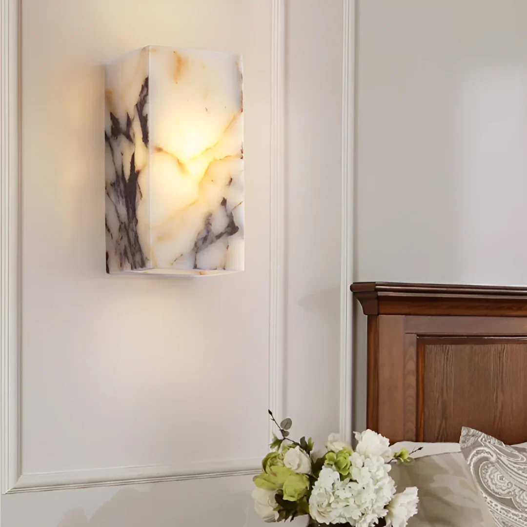 Xera - Luxe Marmeren Natuursteen Wandlamp - Image 2