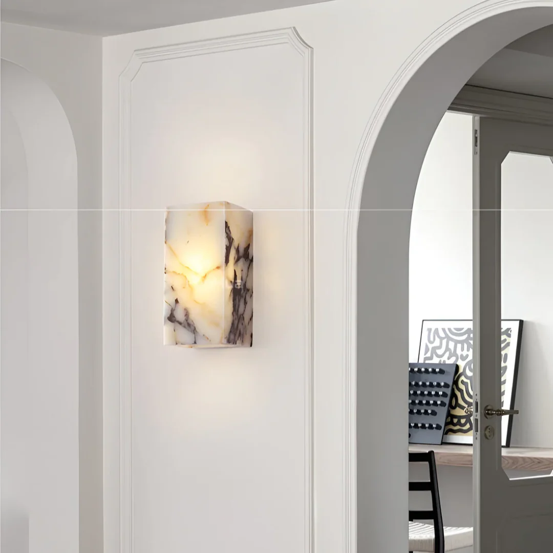 Xera - Luxe Marmeren Natuursteen Wandlamp - Image 4