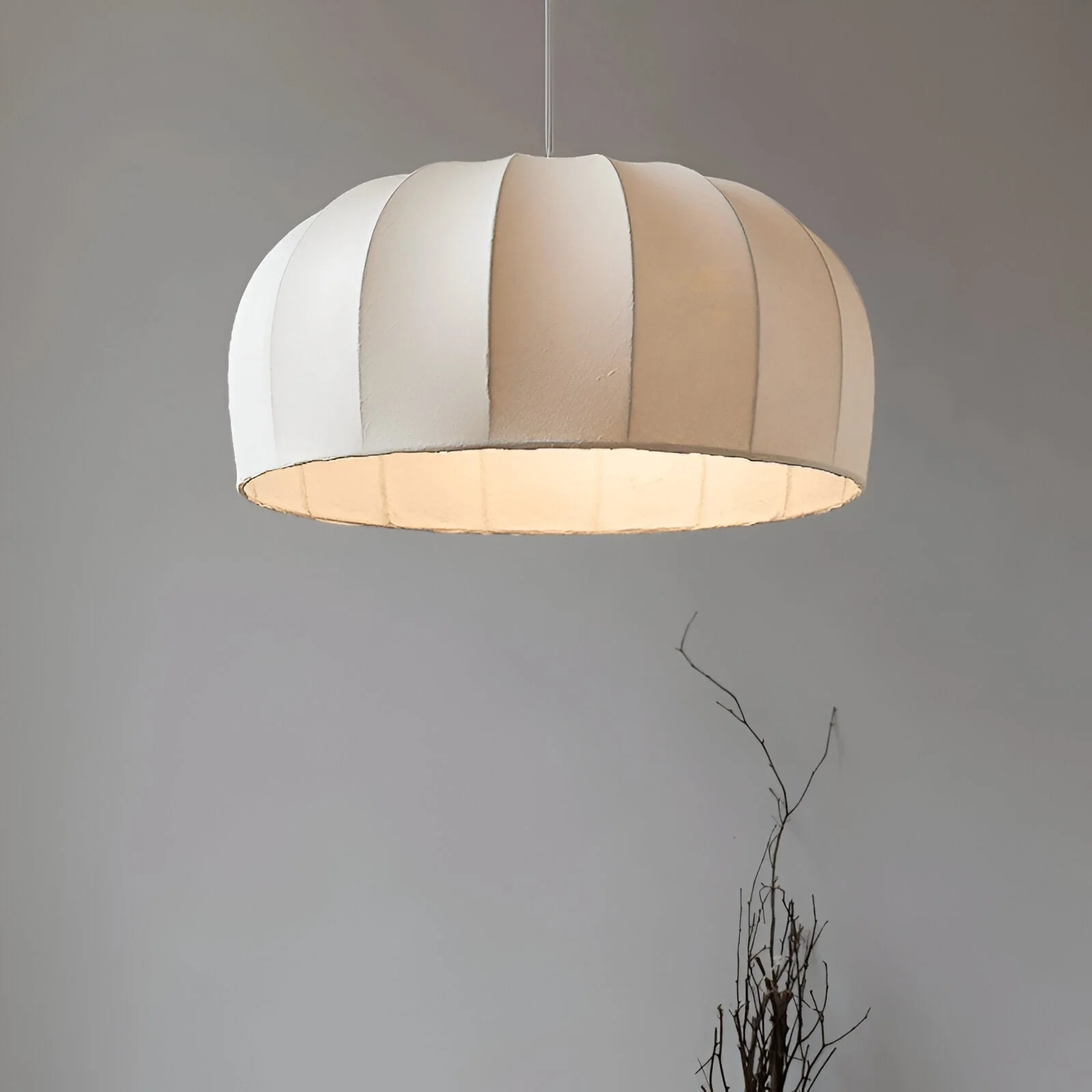 Yumèra - Japandi Moderne Handgemaakte Zijde Hanglamp - Image 12