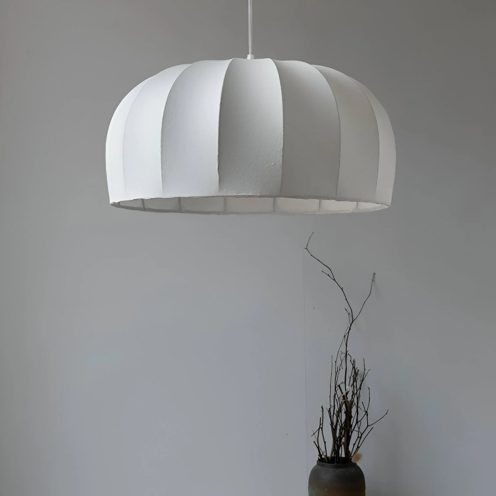 Yumèra - Japandi Moderne Handgemaakte Zijde Hanglamp - Image 14