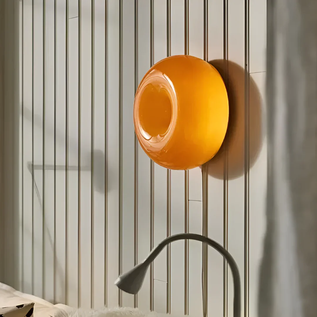 Yvera - Moderne Glazen Wandlamp