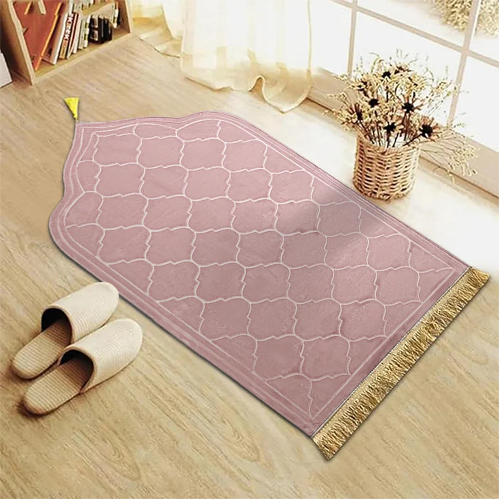 Zareen - Dikke Gebedsmat Antislip Zachte Flanel Mat - Image 2