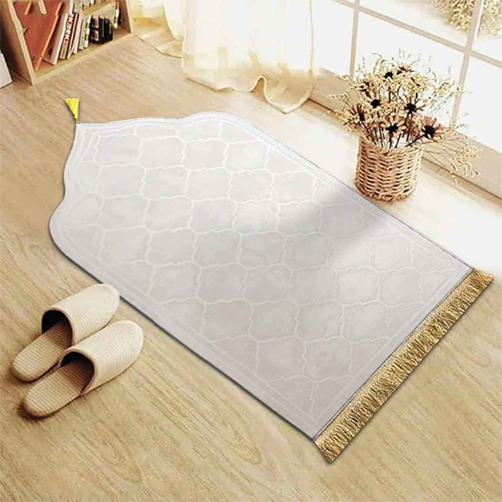 Zareen - Dikke Gebedsmat Antislip Zachte Flanel Mat - Image 3