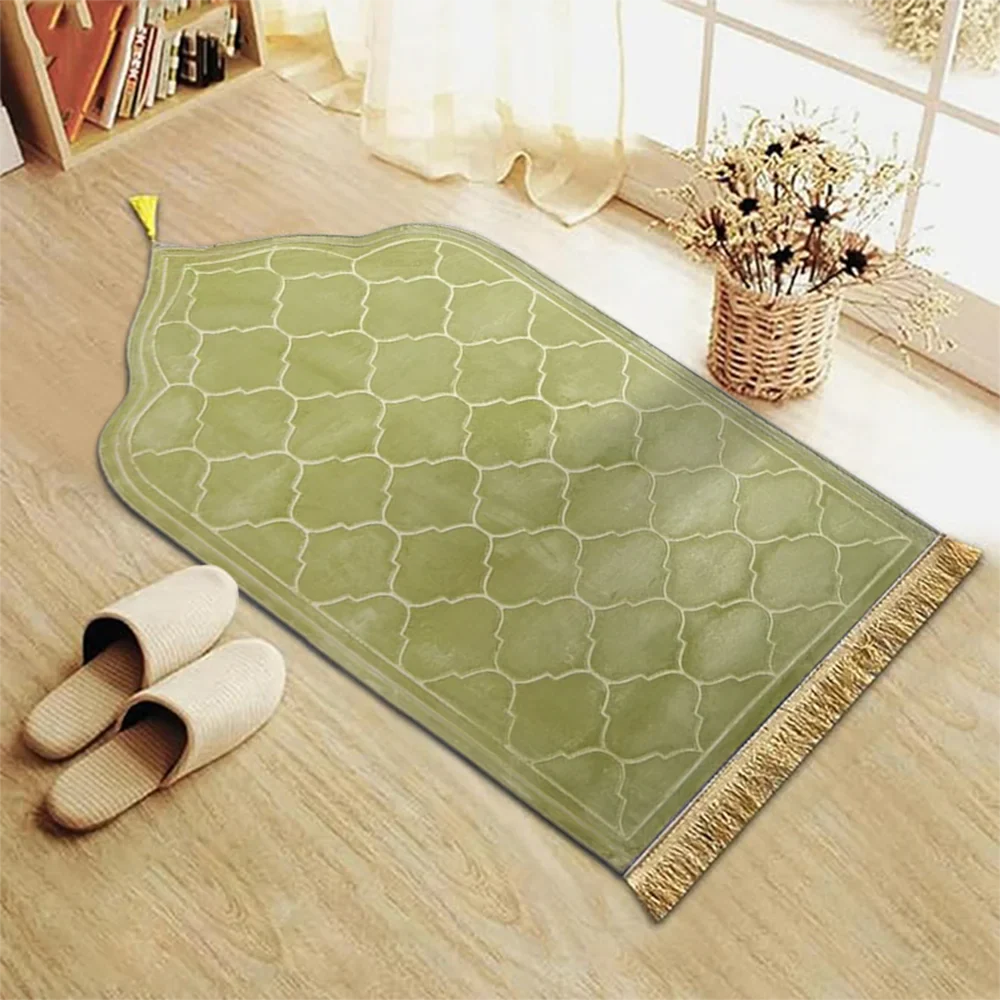 Zareen - Dikke Gebedsmat Antislip Zachte Flanel Mat - Image 4