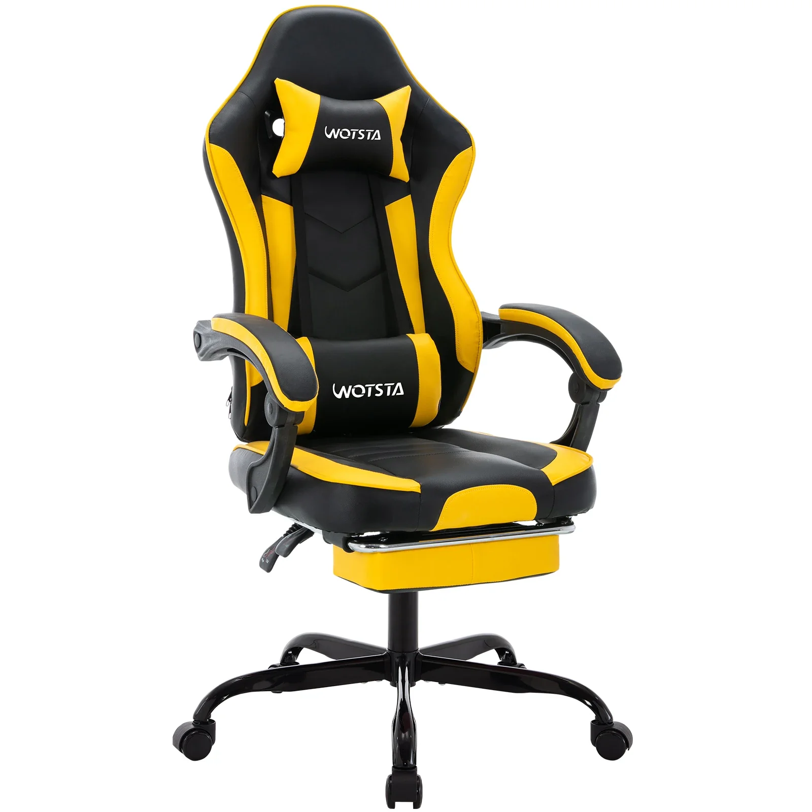 Zayrix - Gamingstoel met Voetsteun en Verstelbare Hoofd- en Lendensteun - Image 5