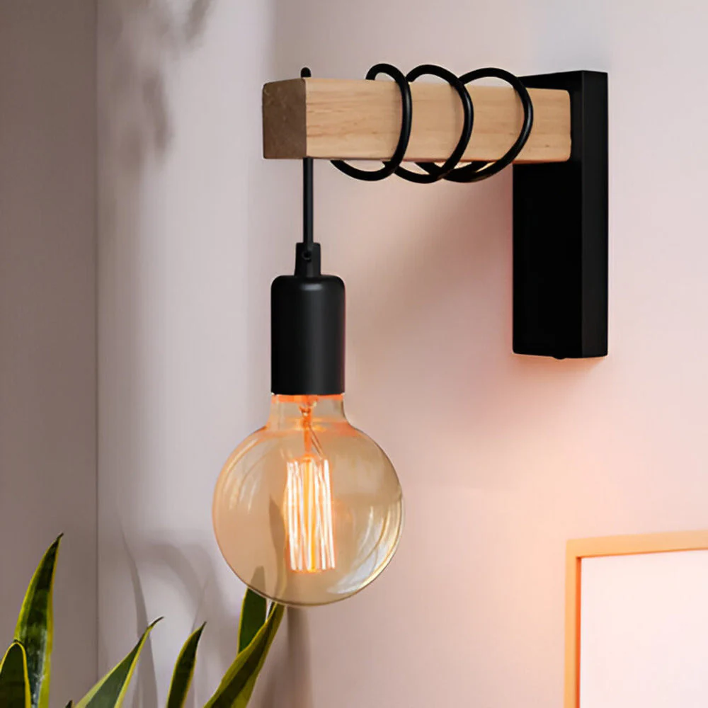 Zenara - Rustieke LED Wandlamp van Hout - Image 4