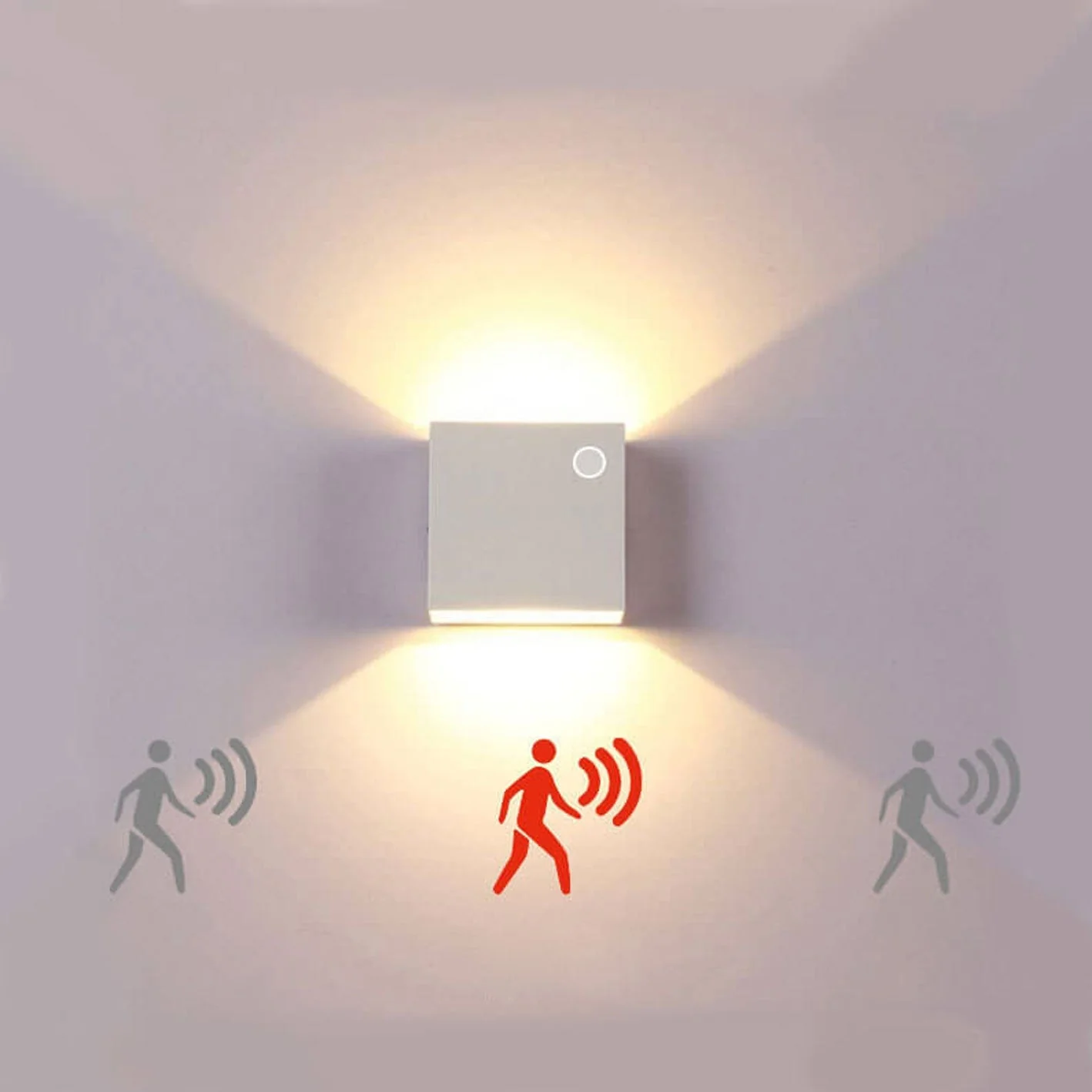 Zenvora – Minimalistische Vierkante LED Wandlamp - Image 10