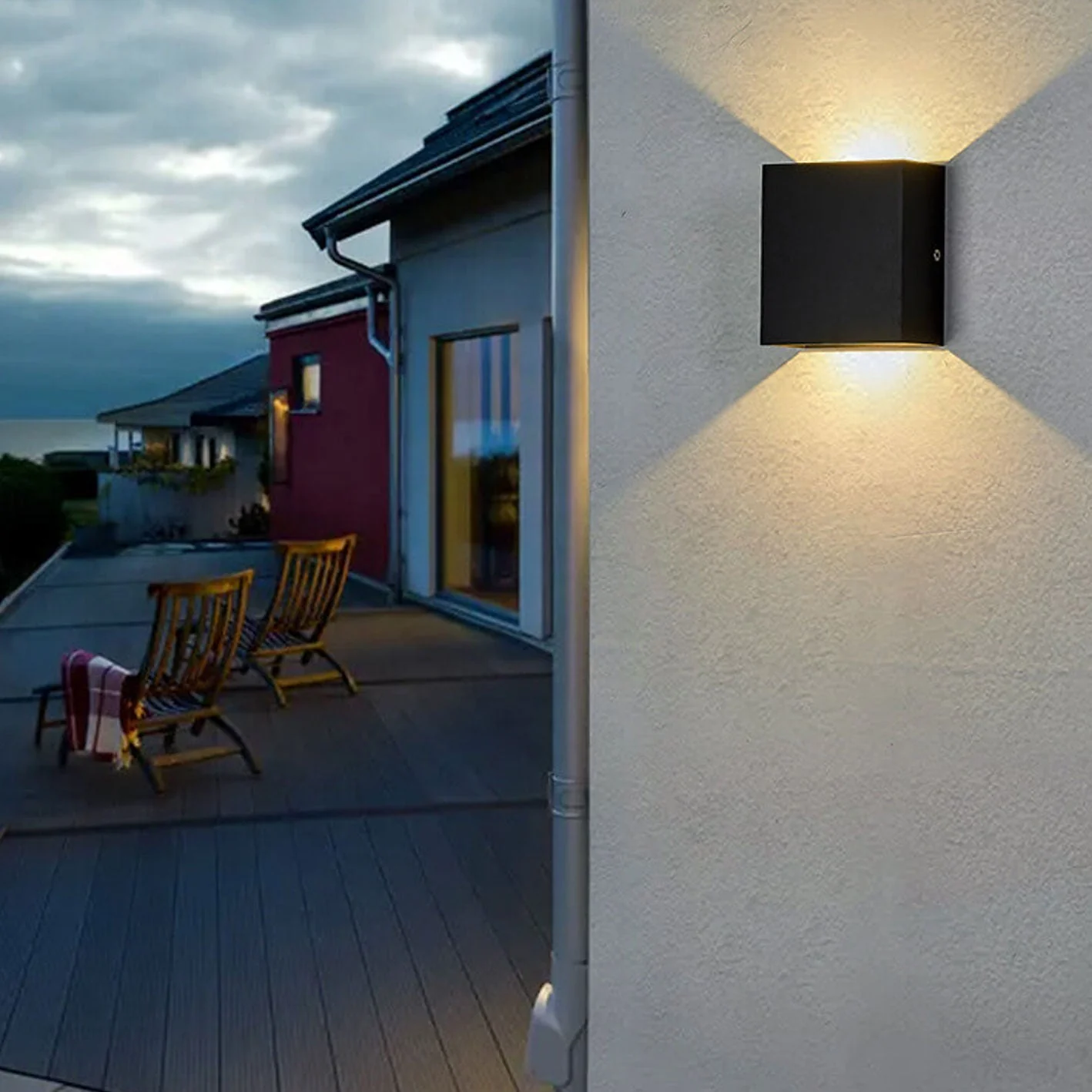 Zenvora – Minimalistische Vierkante LED Wandlamp - Image 4