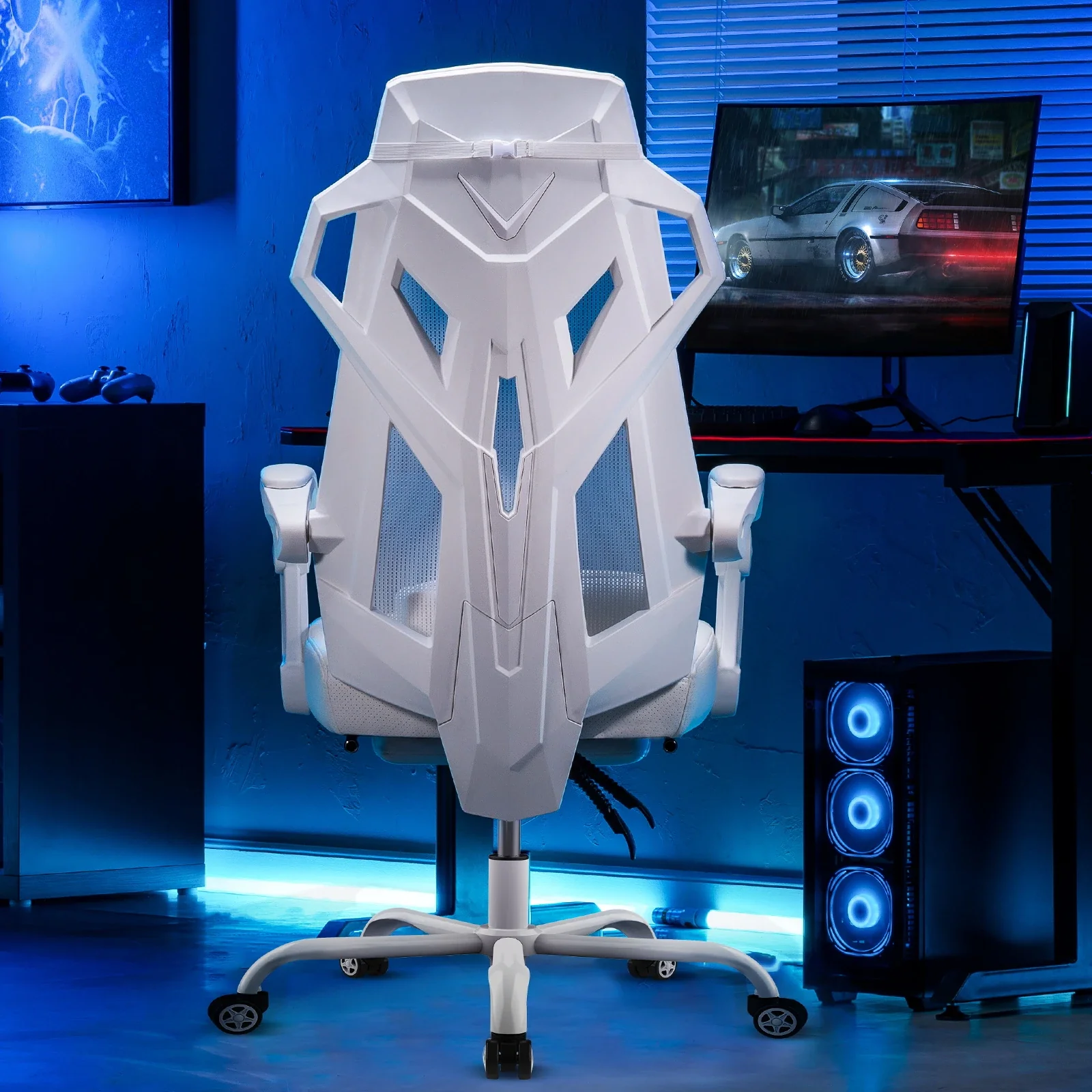 Zenvyro - Ergonomische Gaming Bureaustoel Met Hoofdsteun - Image 4
