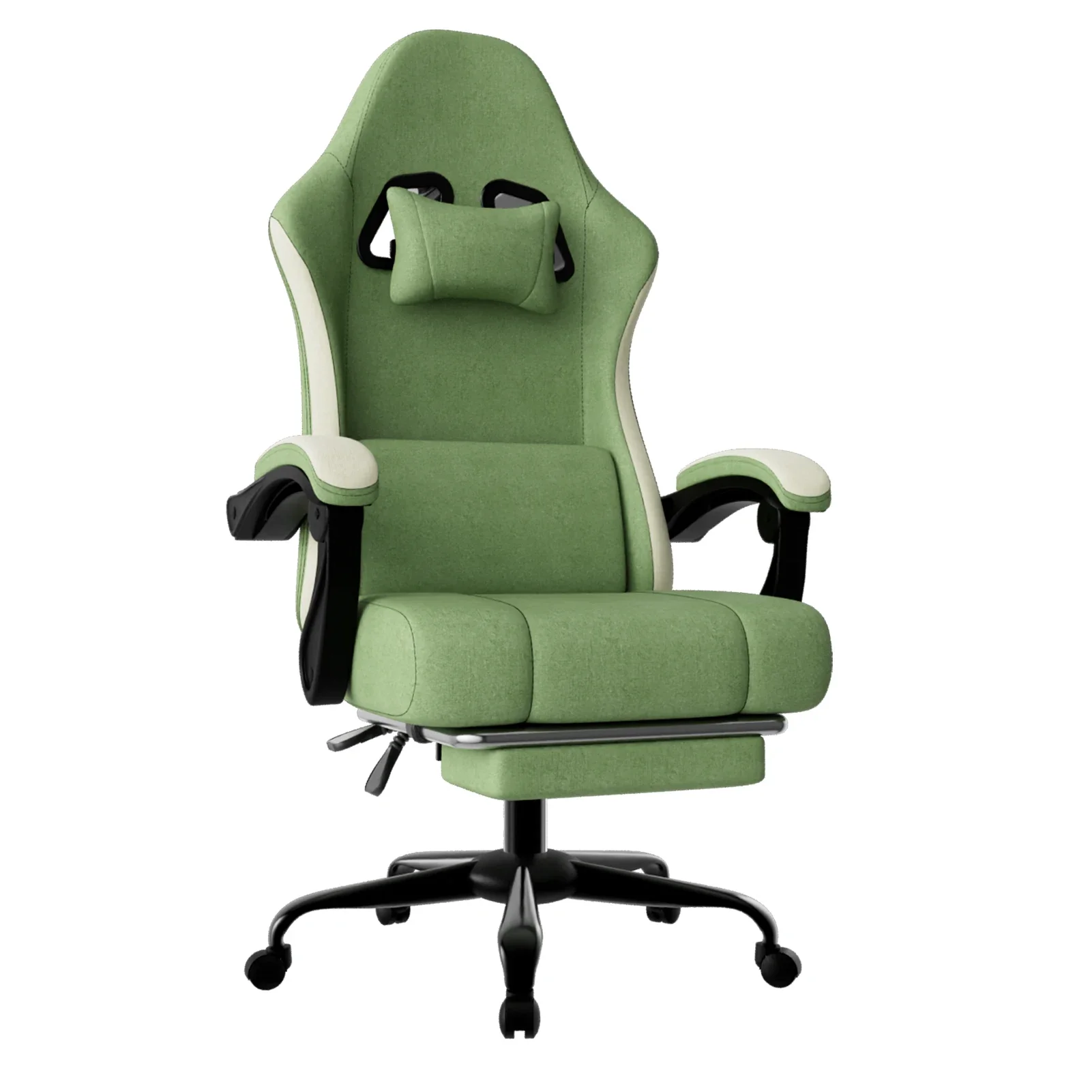Zenvyron- Ergonomische Gaming Stoel Met Voetensteun En Lendensteun