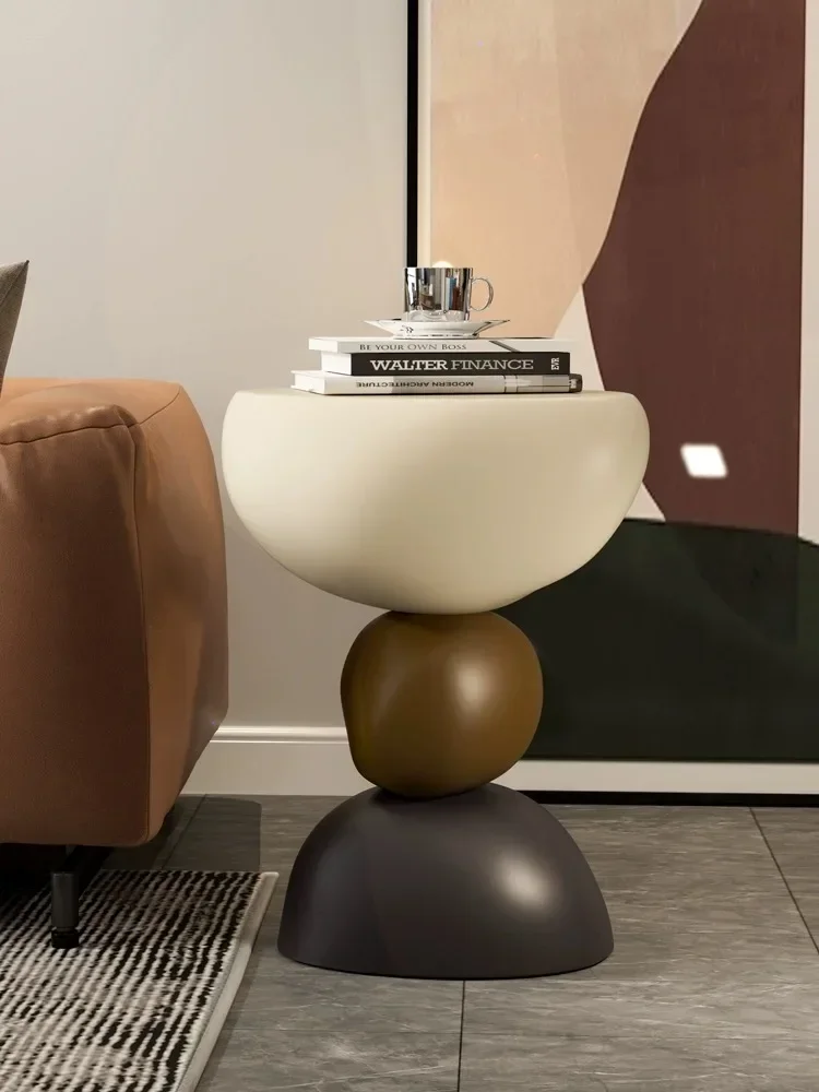 Zerania – Imitatie Steen Bijzettafel Salontafel Modern - Image 3