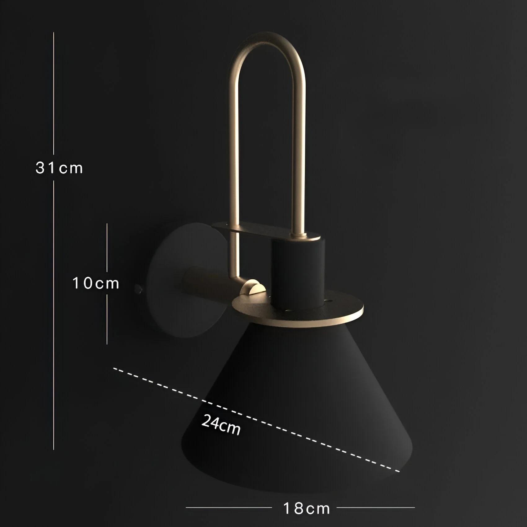 Zoralia - Postmoderne LED Wandlamp met Trompetvormig Design - Image 20